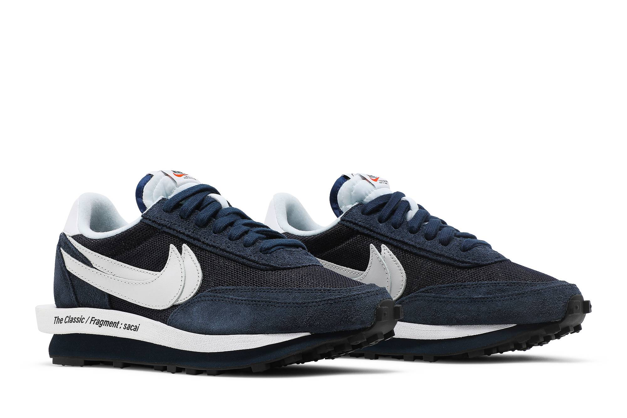 Fragment Design x sacai x Nike LDV Waffle ‘Blue Void’ DH2684-400 - Image 9