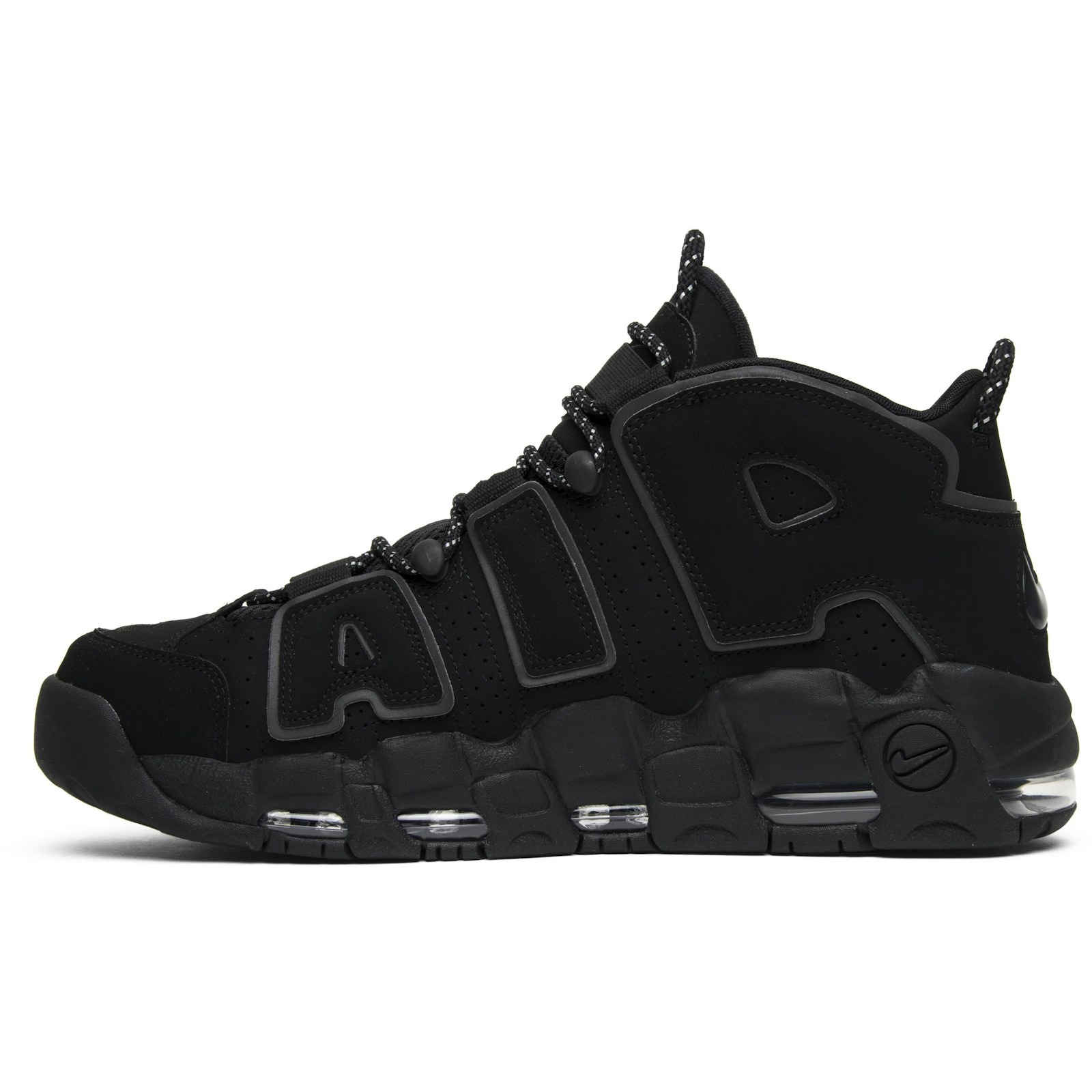 Nike Air More Uptempo Black ‘Reflective’ 414962-004 - Image 3