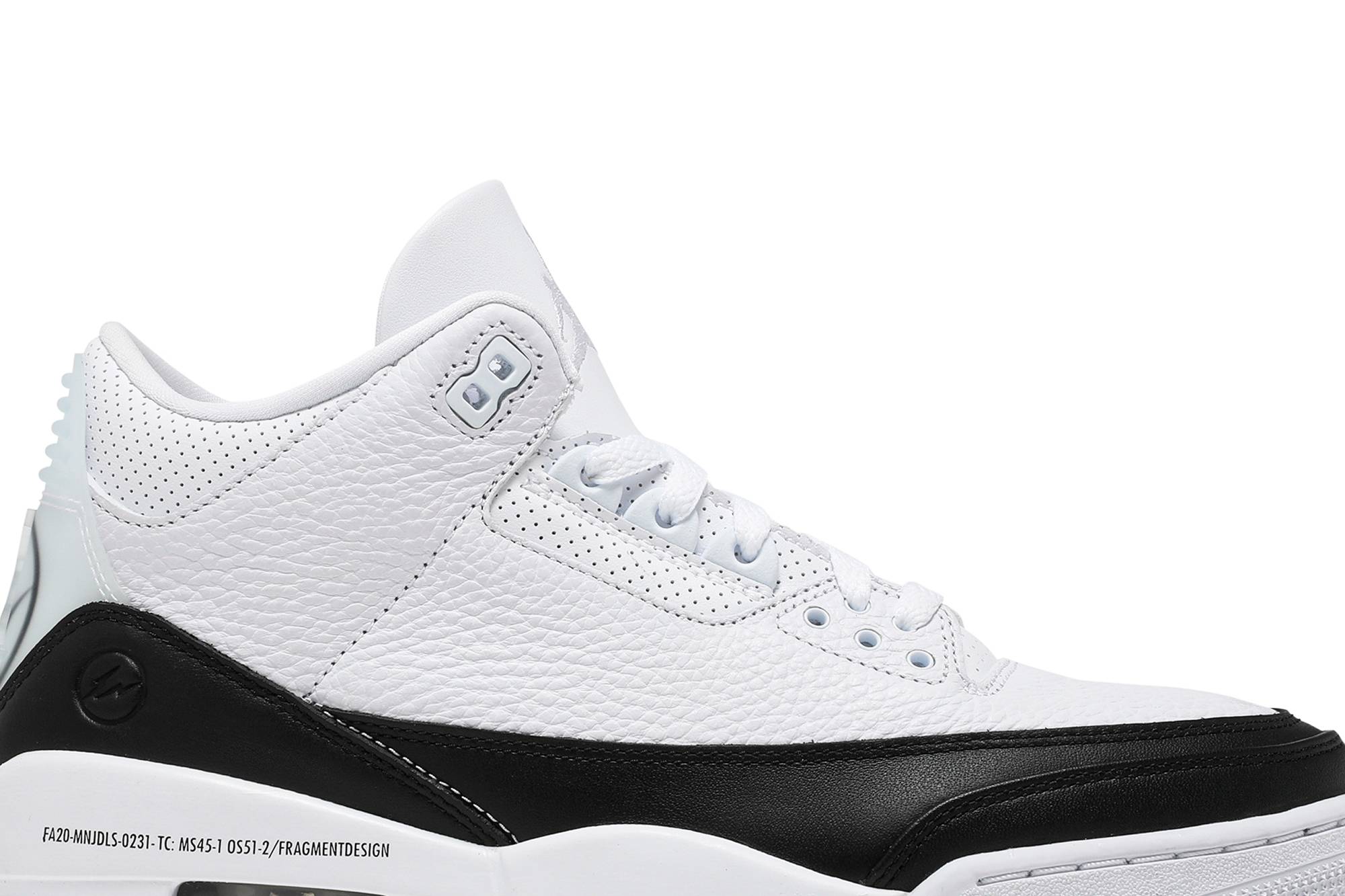 Fragment Design x Air Jordan 3 Retro SP ‘White’ DA3595-100 - Image 2