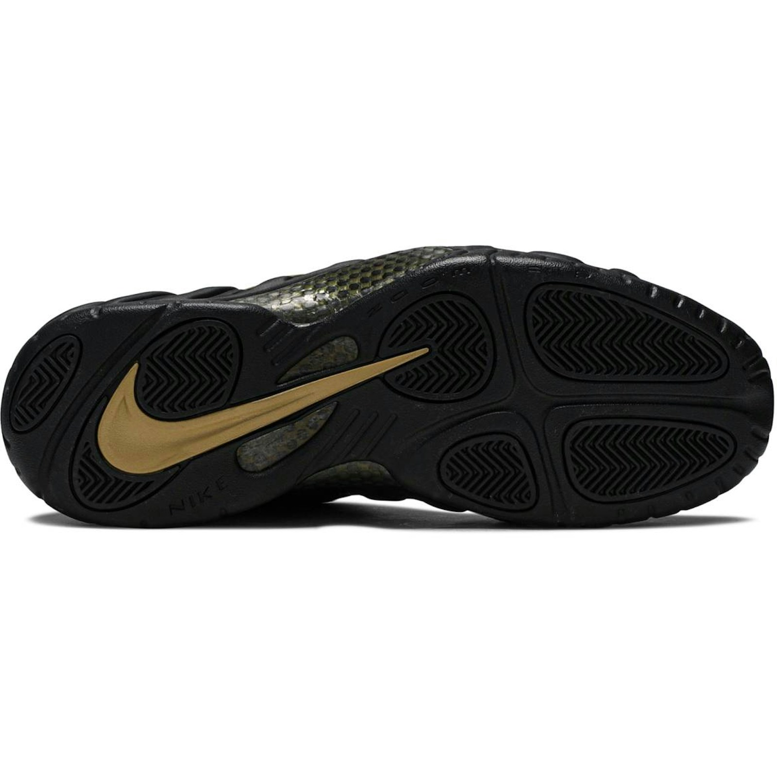 Nike Air Foamposite Pro ‘Black Metallic Gold’ 624041-009 - Image 4