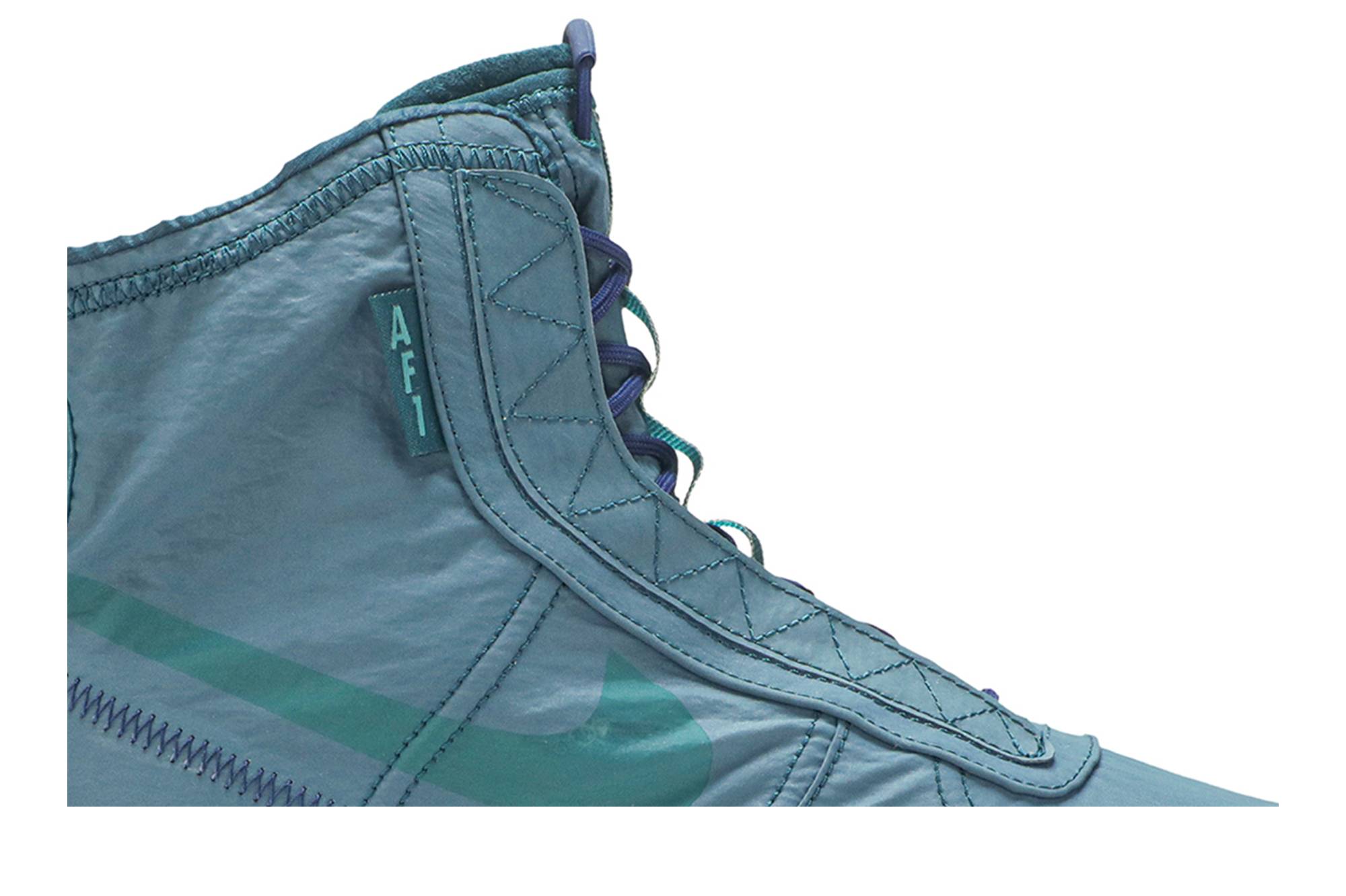 Nike Air Force 1 High Shell ‘Turqouise’ BQ6096-300 - Image 2