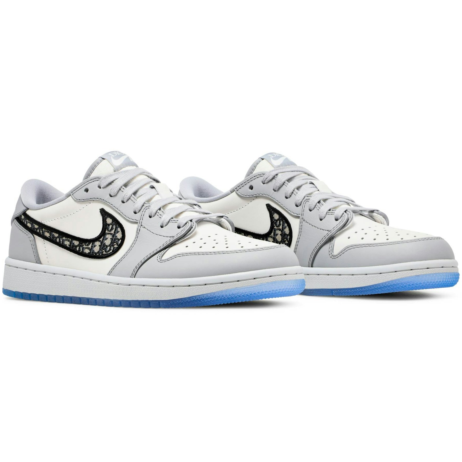 Dior x Air Jordan 1 Low ‘Wolf Grey’ CN8608-002 - Image 8
