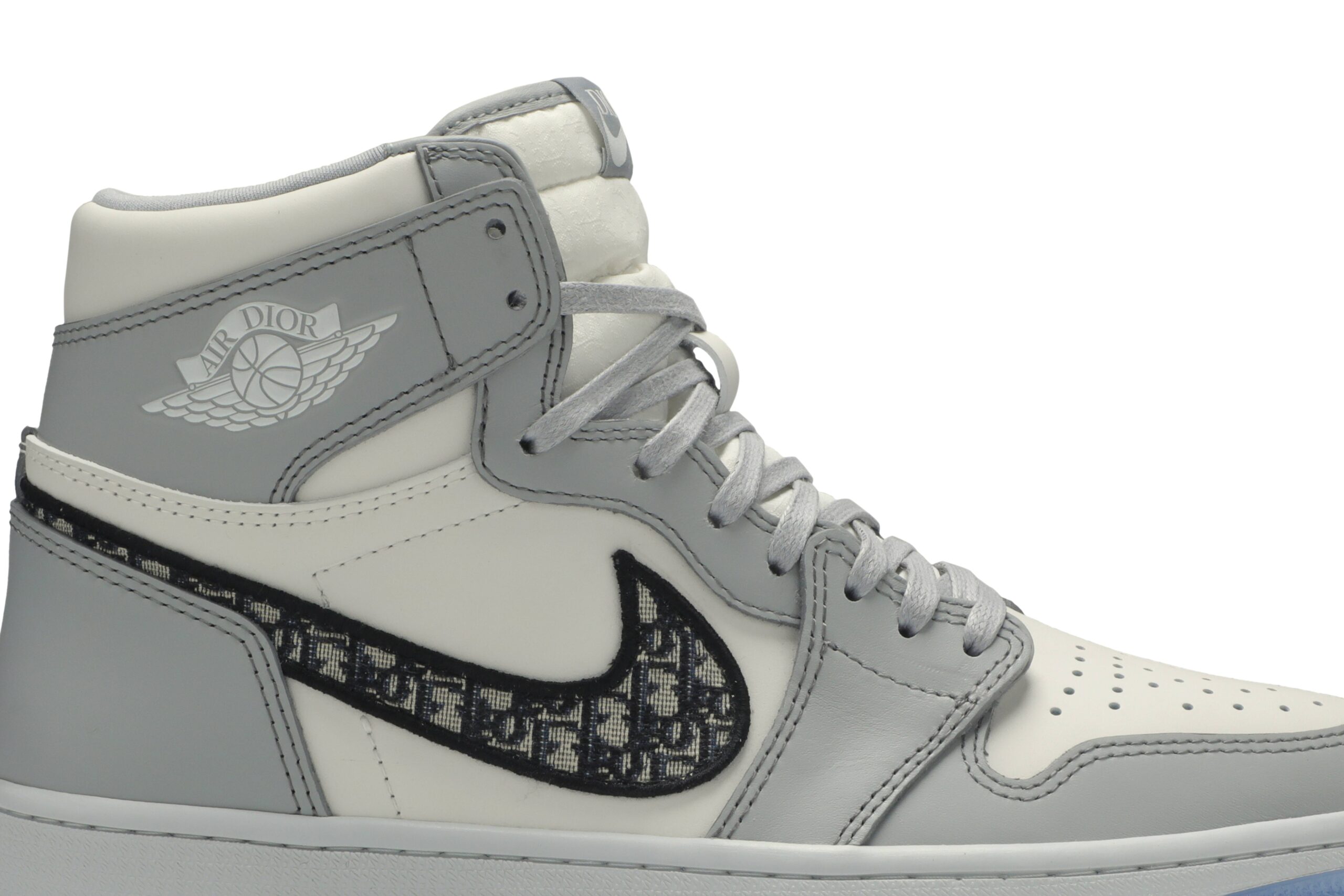 Dior x Air Jordan 1 High ‘Wolf Grey’ CN8607-002 - Image 2