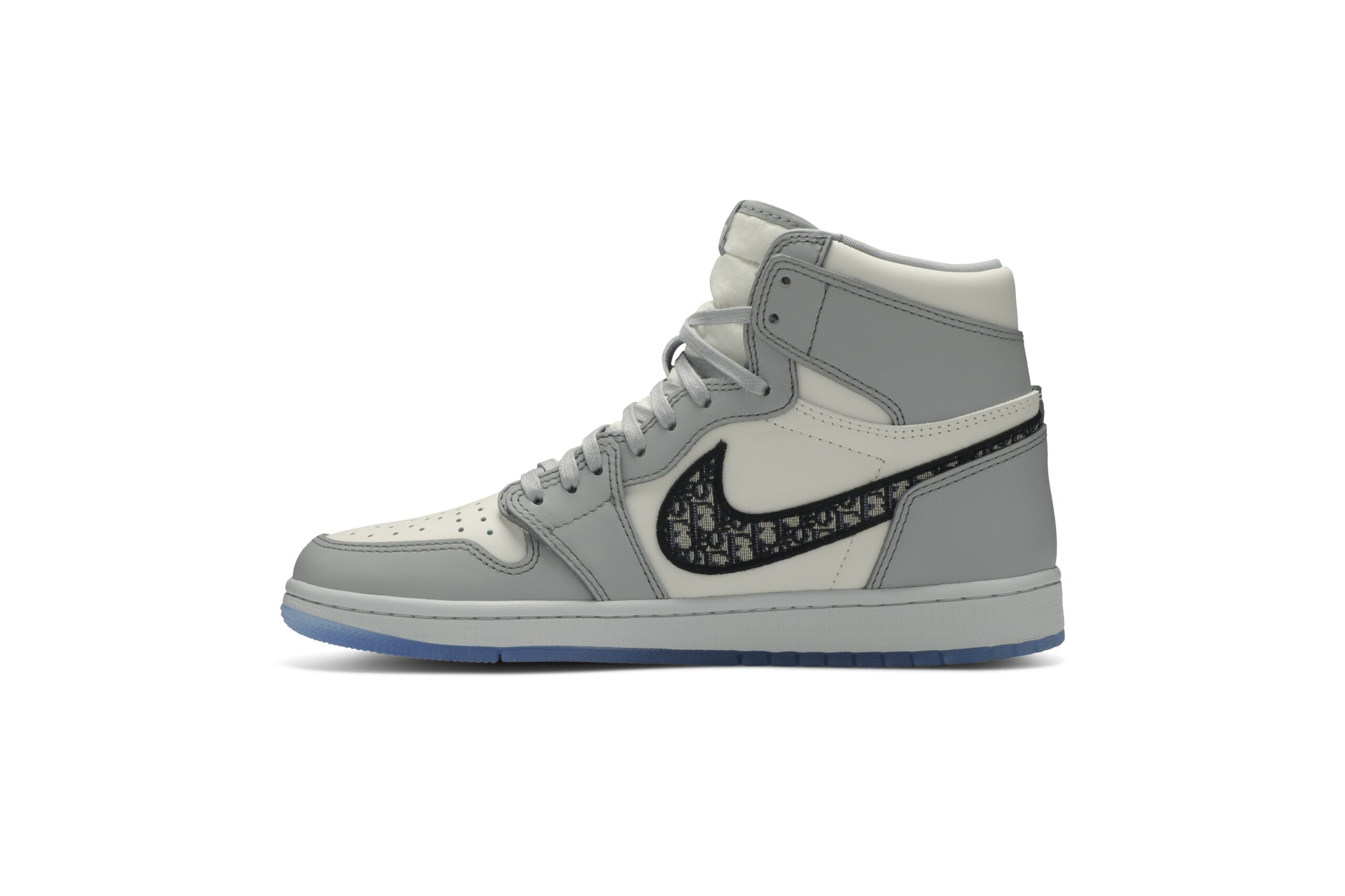 Dior x Air Jordan 1 High ‘Wolf Grey’ CN8607-002 - Image 3