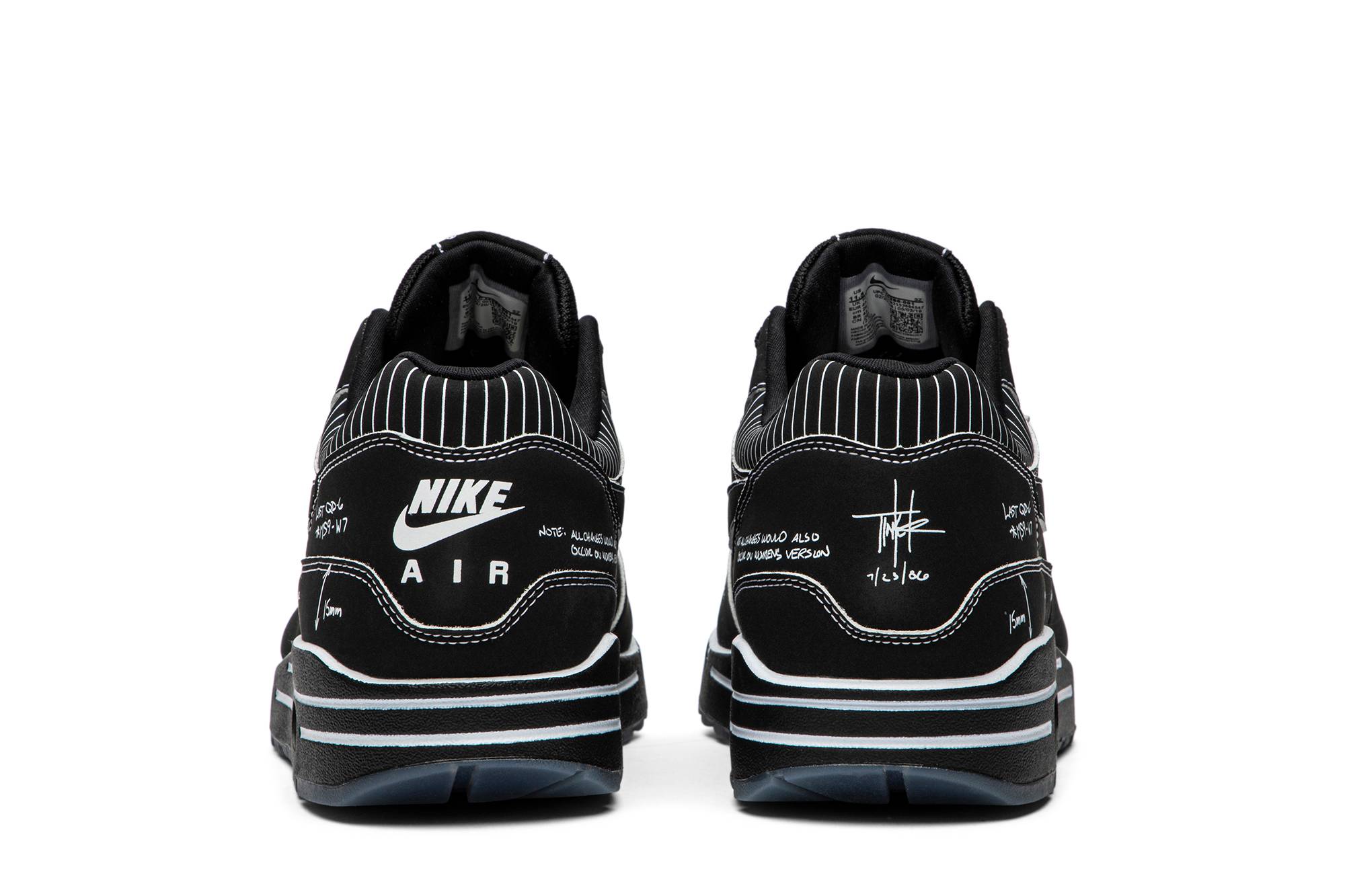 Nike Air Max 1 ‘Tinker Sketch to Shelf – Black Schematic’ CJ4286-001 - Image 6