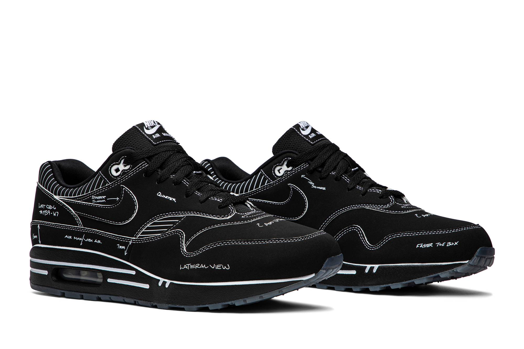 Nike Air Max 1 ‘Tinker Sketch to Shelf – Black Schematic’ CJ4286-001 - Image 8