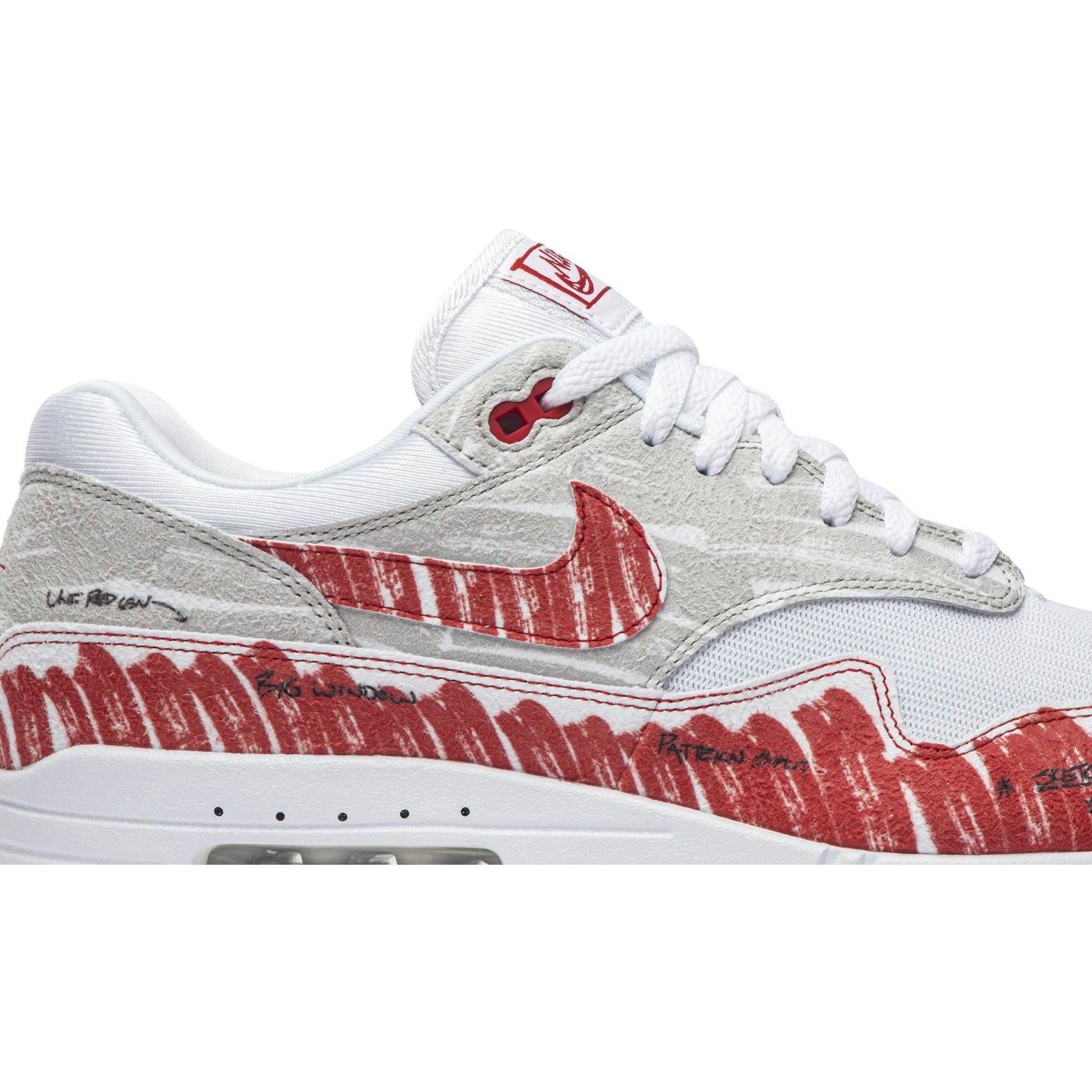 Nike Air Max 1 ‘Sketch To Shelf – University Red’ CJ4286-101 - Image 2
