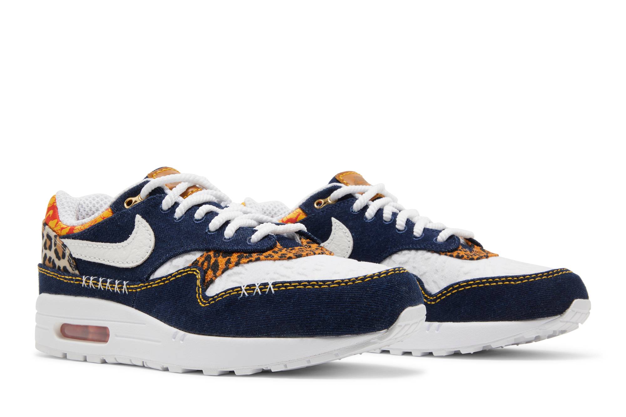 Nike Air Max 1 Premium ‘Denim Leopard’ FJ4452-432 - Image 8