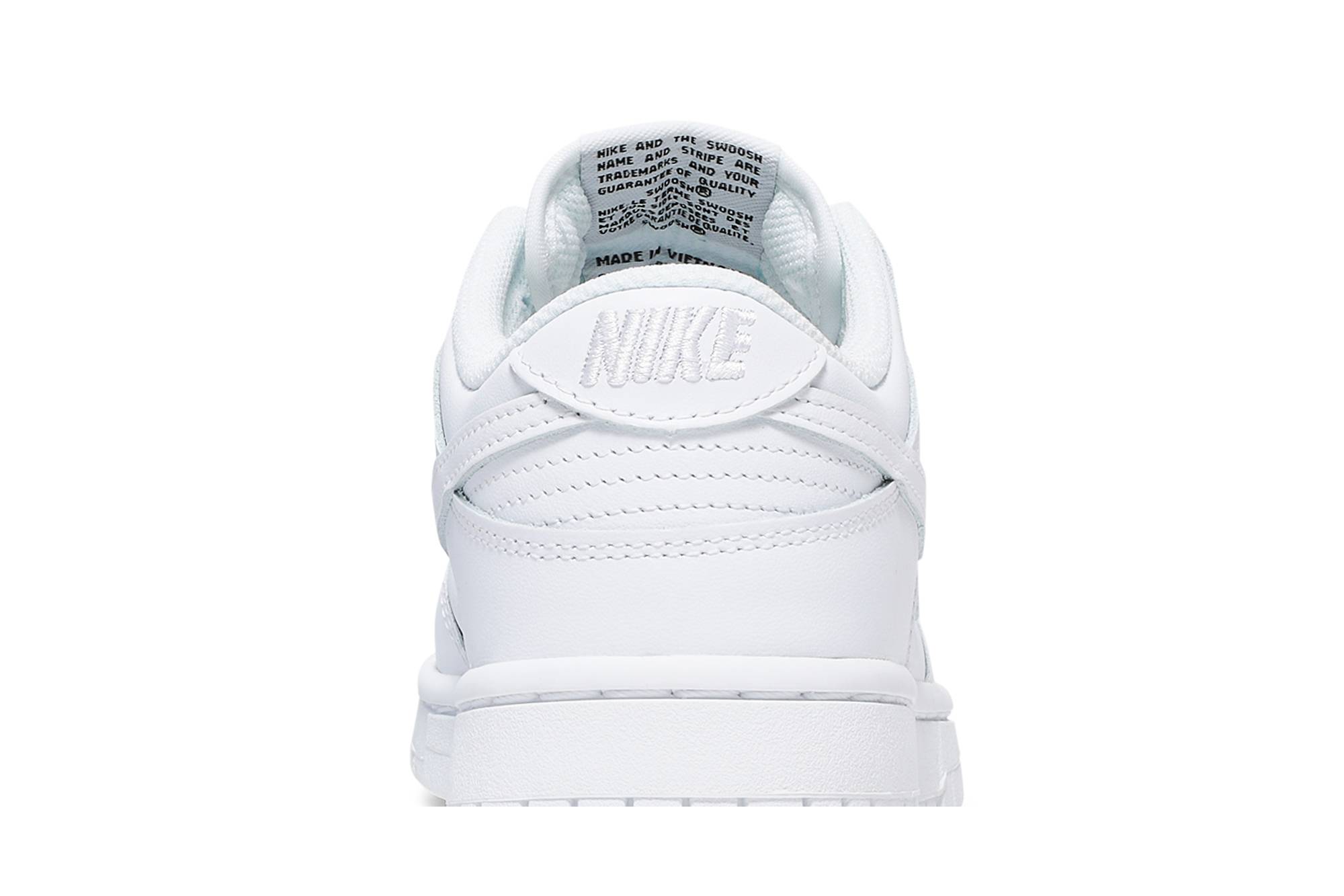 Nike Dunk Low ‘Triple White’ DD1503-109 - Image 8