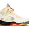 Off-White x Air Jordan 5 SP ‘Sail’ [also worn by DJ Love] DH8565-100