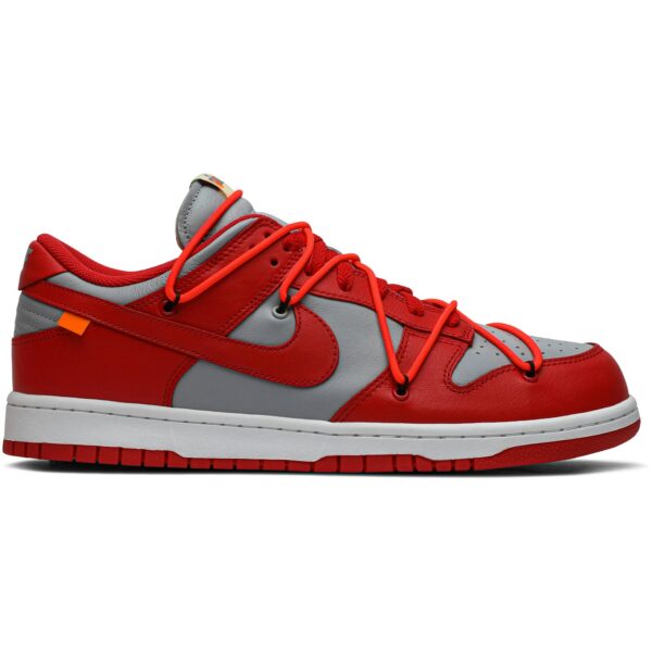 Off-White x Nike Dunk Low ‘University Red’ [also worn by Jay Chou] CT0856-600