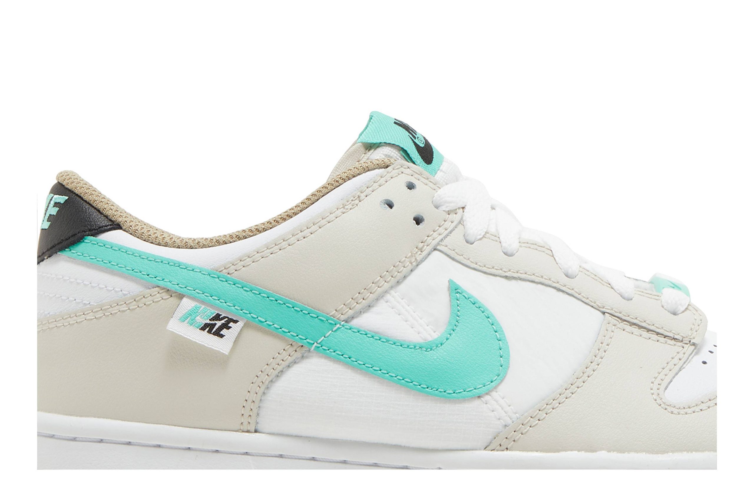 Nike Dunk Low ‘Split Seam White Tan Mint’ DX6063-131 - Image 2