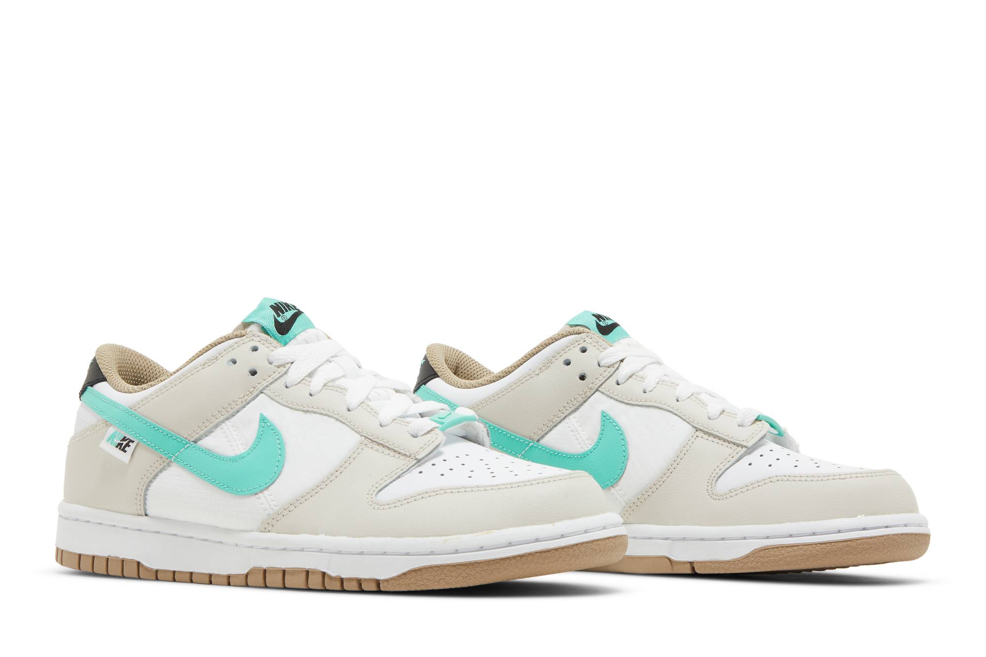 Nike Dunk Low ‘Split Seam White Tan Mint’ DX6063-131 - Image 8