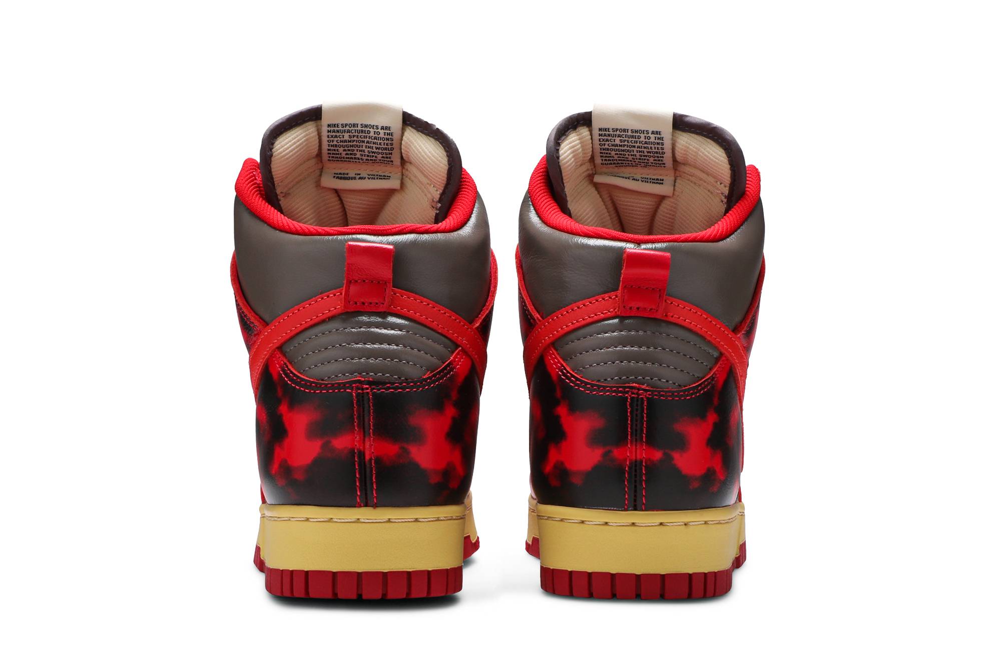 Nike Dunk High 1985 ‘Red Acid Wash’ DD9404-600 - Image 6