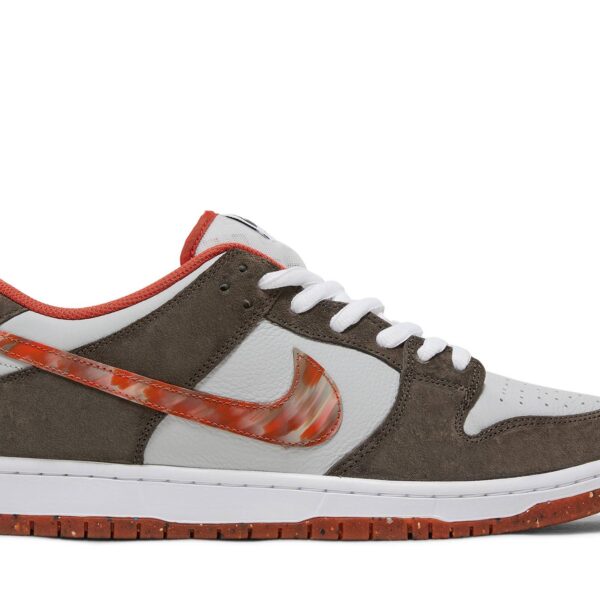 Nike SB Dunk Low x Crushed Skate Shop ‘Olive GreyMantra Orange’ DH7782-001