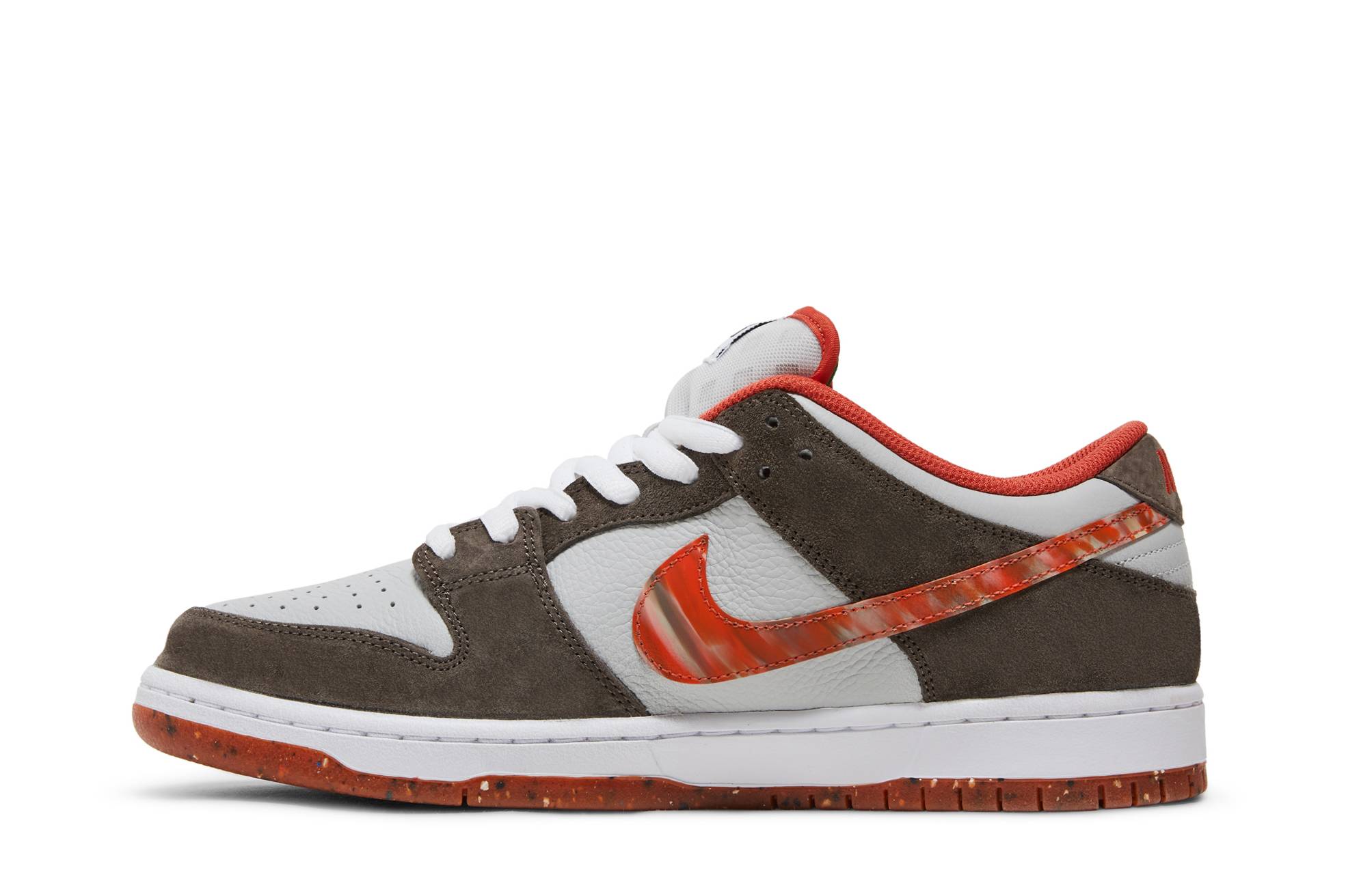 Nike SB Dunk Low x Crushed Skate Shop ‘Olive GreyMantra Orange’ DH7782-001 - Image 4