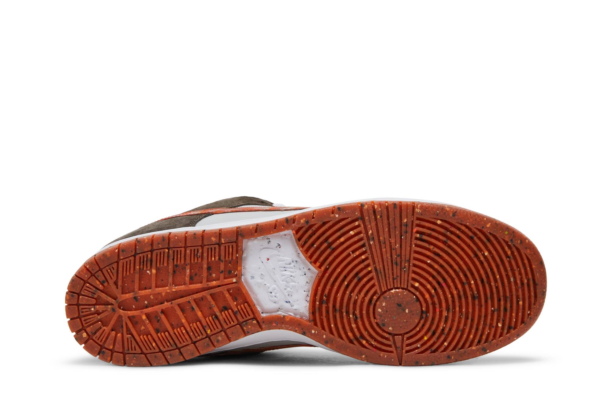 Nike SB Dunk Low x Crushed Skate Shop ‘Olive GreyMantra Orange’ DH7782-001 - Image 5