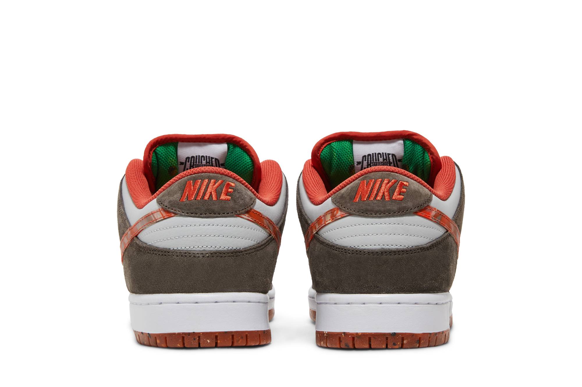 Nike SB Dunk Low x Crushed Skate Shop ‘Olive GreyMantra Orange’ DH7782-001 - Image 7
