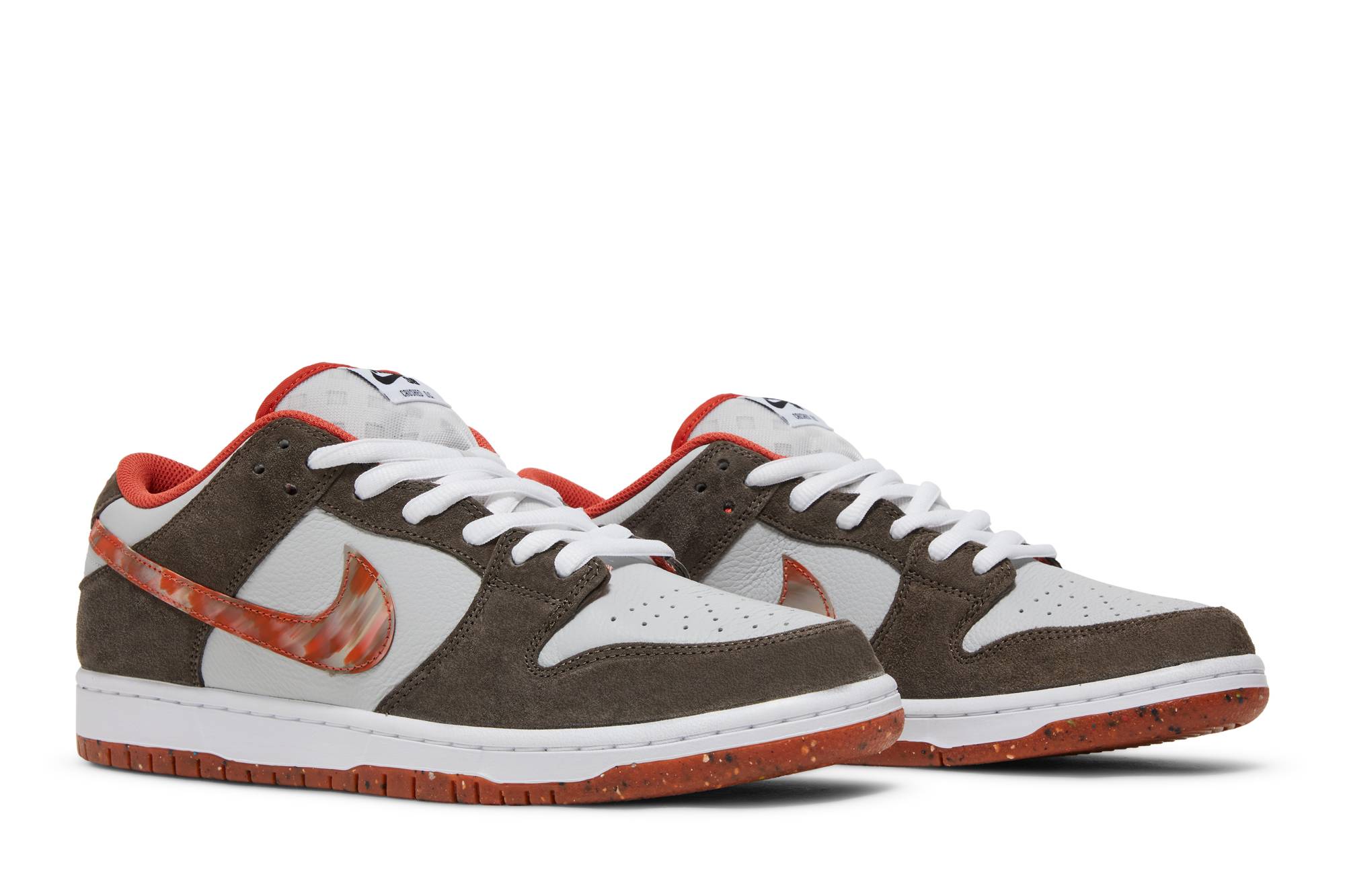 Nike SB Dunk Low x Crushed Skate Shop ‘Olive GreyMantra Orange’ DH7782-001 - Image 9