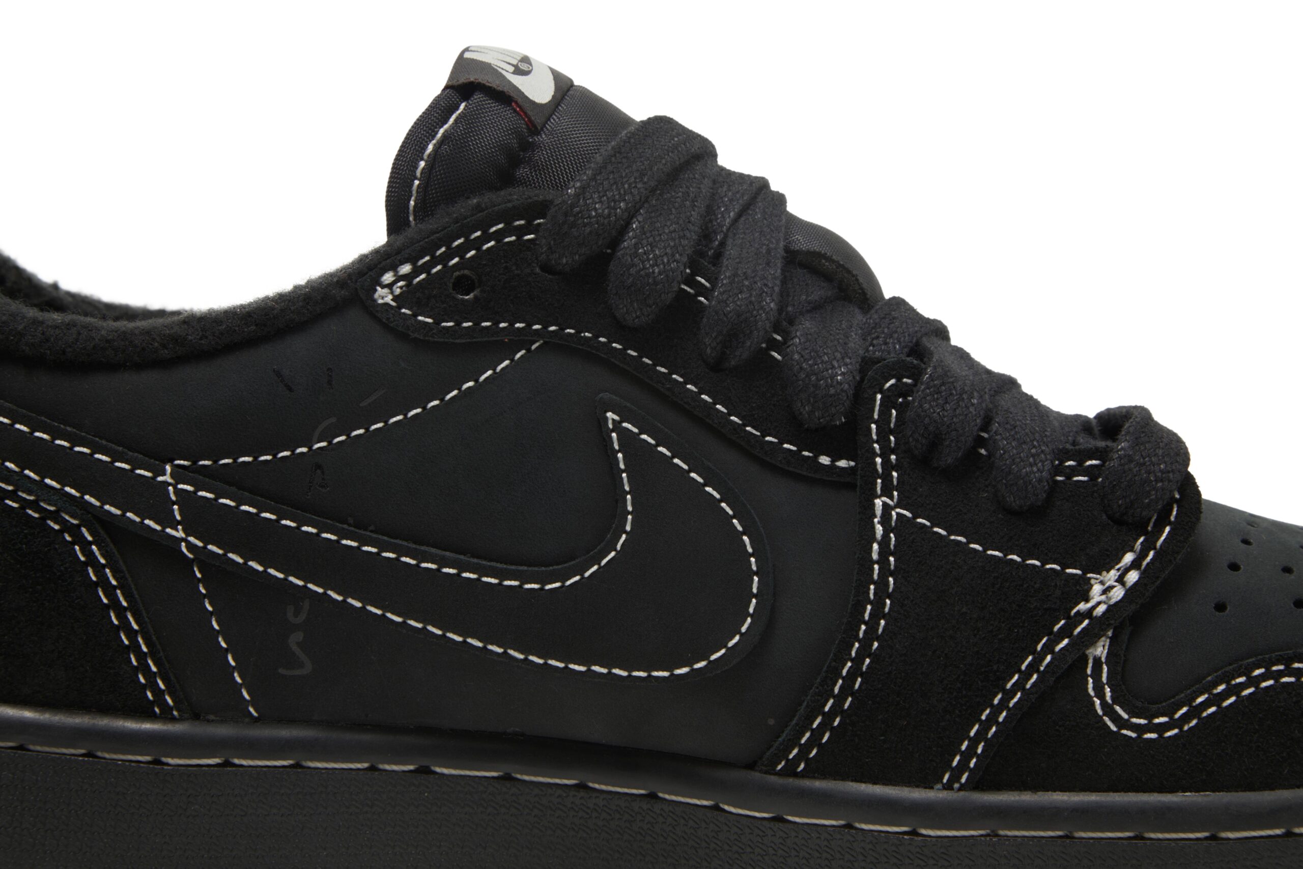 Travis Scott x Air Jordan 1 Retro Low OG SP ‘Black Phantom’ DM7866-001 - Image 2