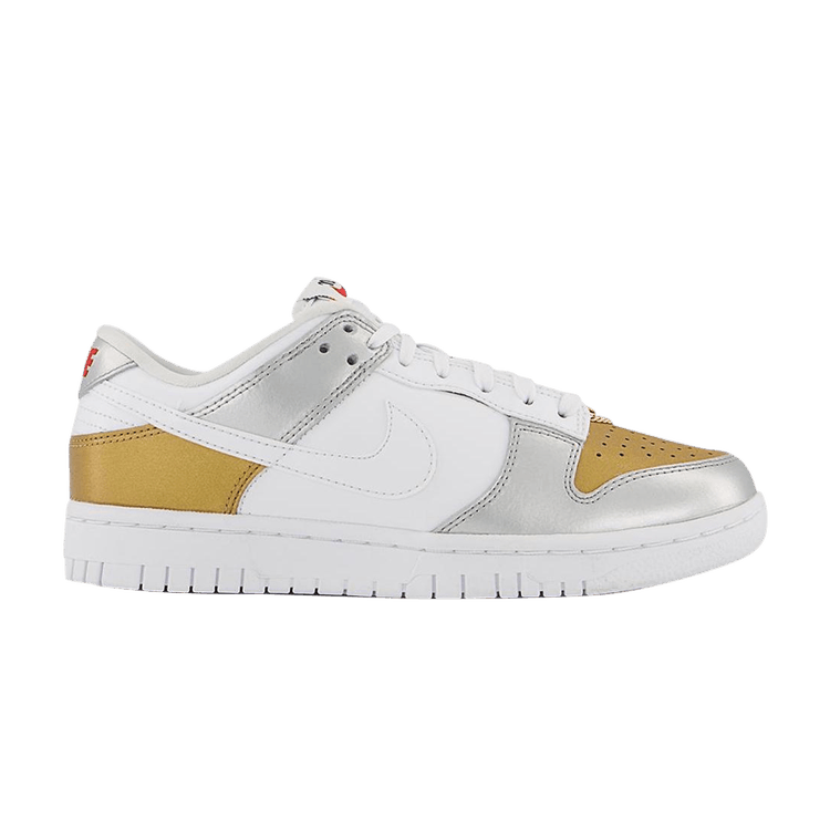 Nike Dunk Low SE ‘White Metallic Gold Silver’ DH4403-700