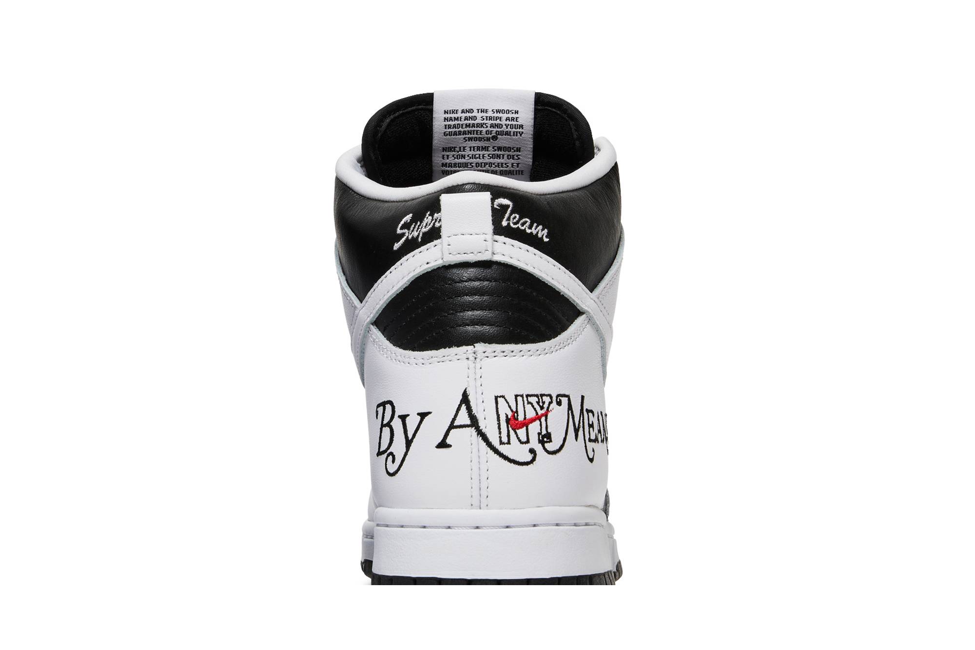 Supreme x Nike SB Dunk High ‘By Any Means Black’ DN3741-002 - Image 8
