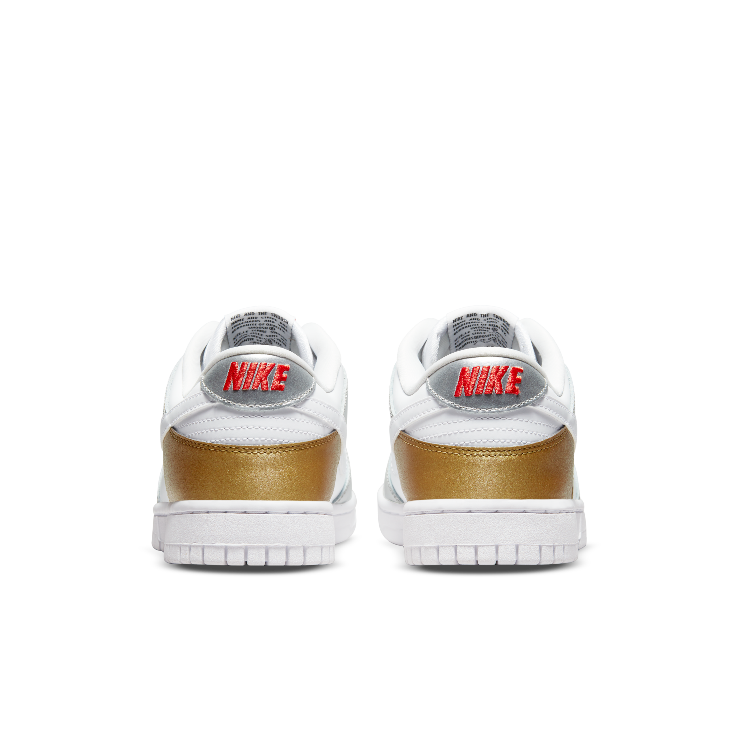 Nike Dunk Low SE ‘White Metallic Gold Silver’ DH4403-700 - Image 5