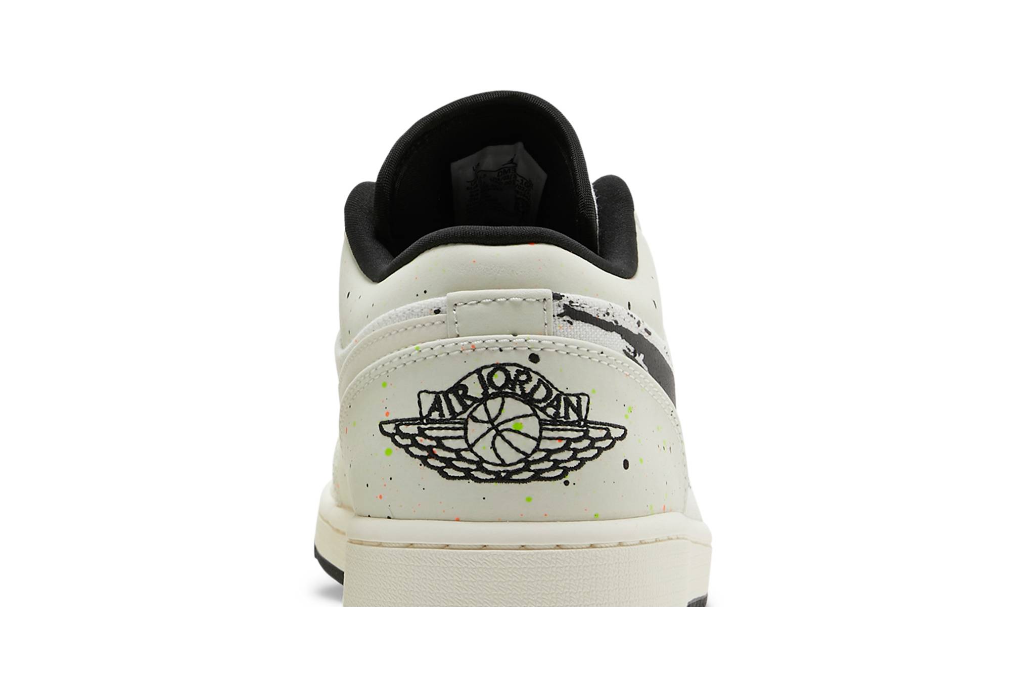 Air Jordan 1 Low ‘Brushstroke Swoosh – Paint Splatter’ DM3528-100 - Image 7