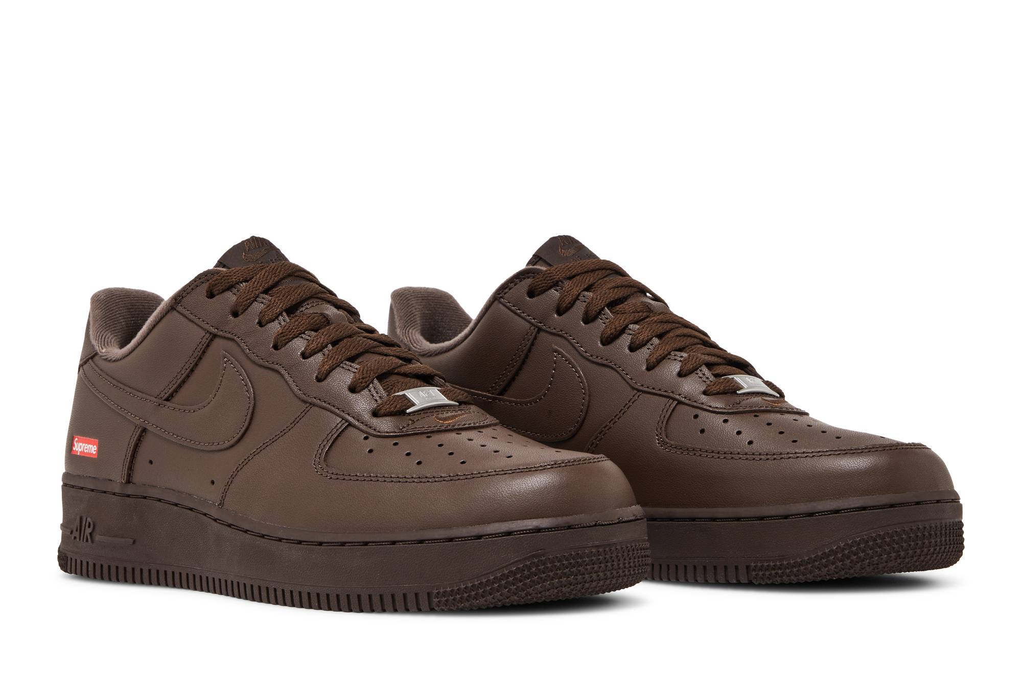 Supreme x Nike Air Force 1 Low ‘Baroque Brown’ CU9225-200 - Image 8