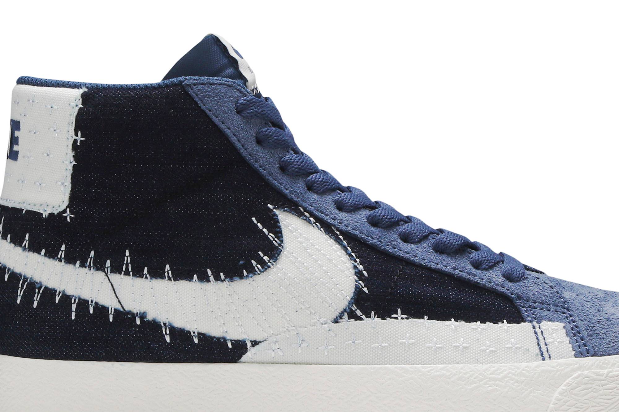 Nike SB Blazer Zoom Mid ‘Premium Sashiko Navy’ CT0715-400 - Image 2