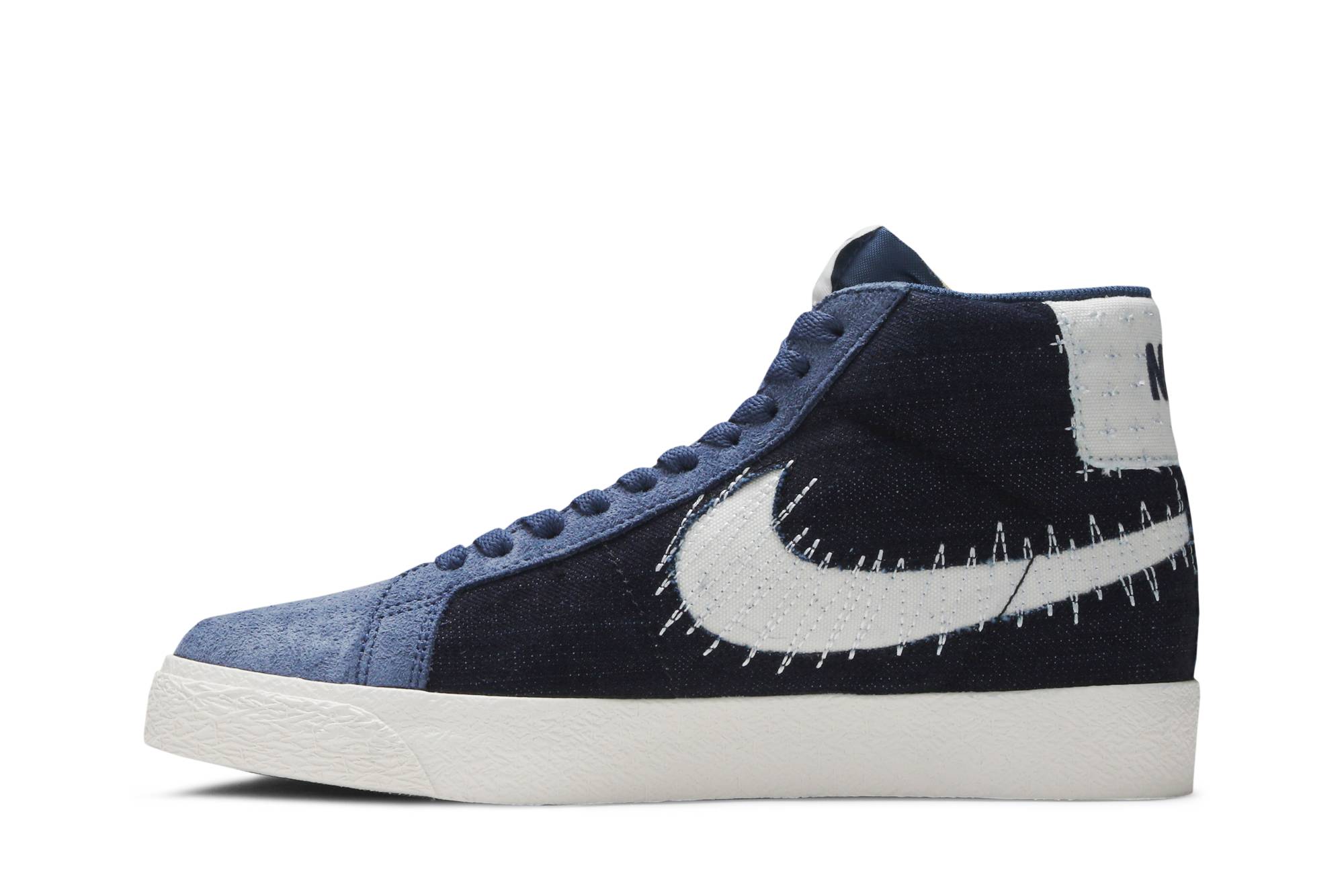 Nike SB Blazer Zoom Mid ‘Premium Sashiko Navy’ CT0715-400 - Image 3