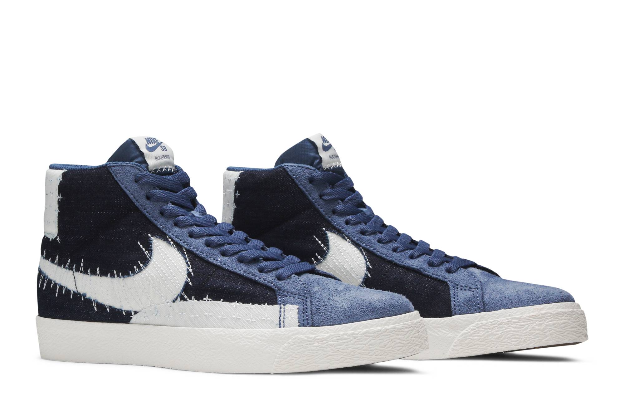 Nike SB Blazer Zoom Mid ‘Premium Sashiko Navy’ CT0715-400 - Image 8