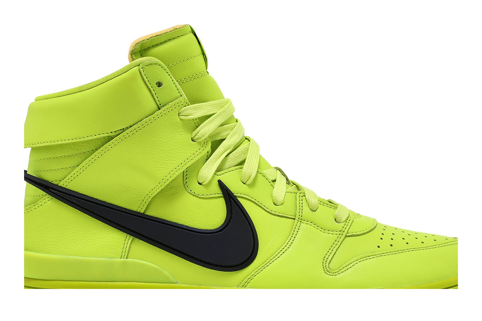 Nike Dunk High x AMBUSH ‘Flash Lime’ CU7544-300 - Image 3