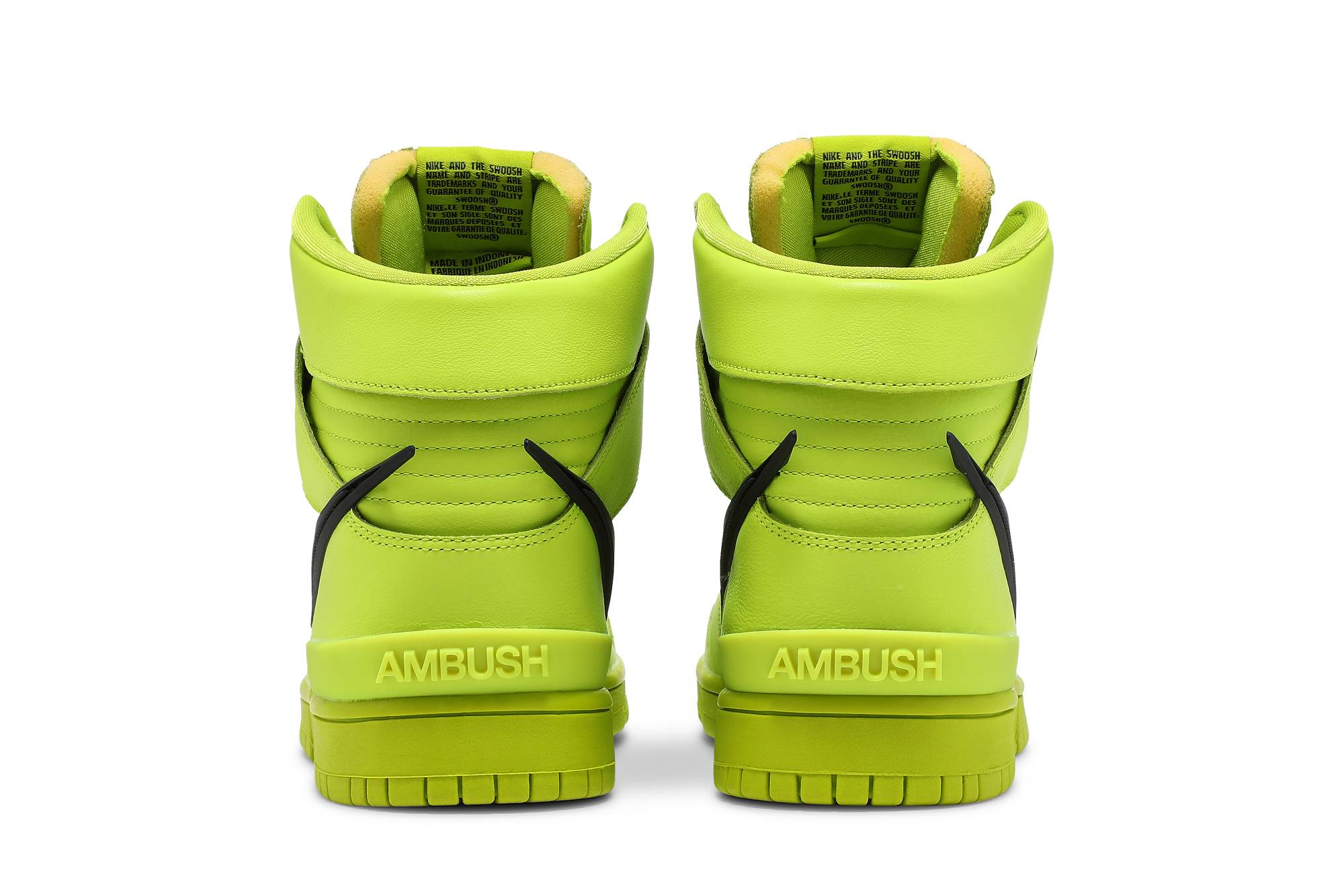 Nike Dunk High x AMBUSH ‘Flash Lime’ CU7544-300 - Image 7