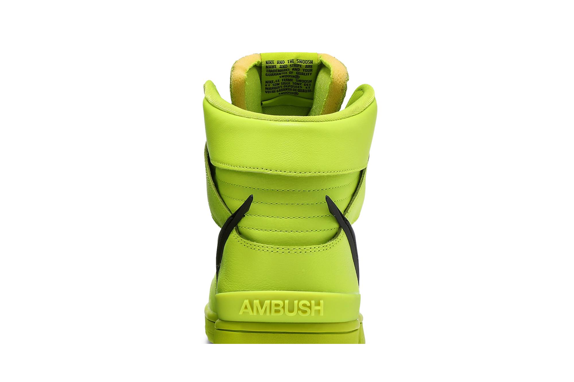 Nike Dunk High x AMBUSH ‘Flash Lime’ CU7544-300 - Image 8