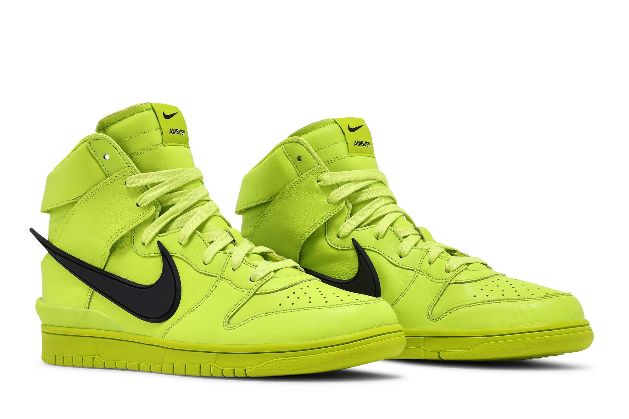 Nike Dunk High x AMBUSH ‘Flash Lime’ CU7544-300 - Image 9