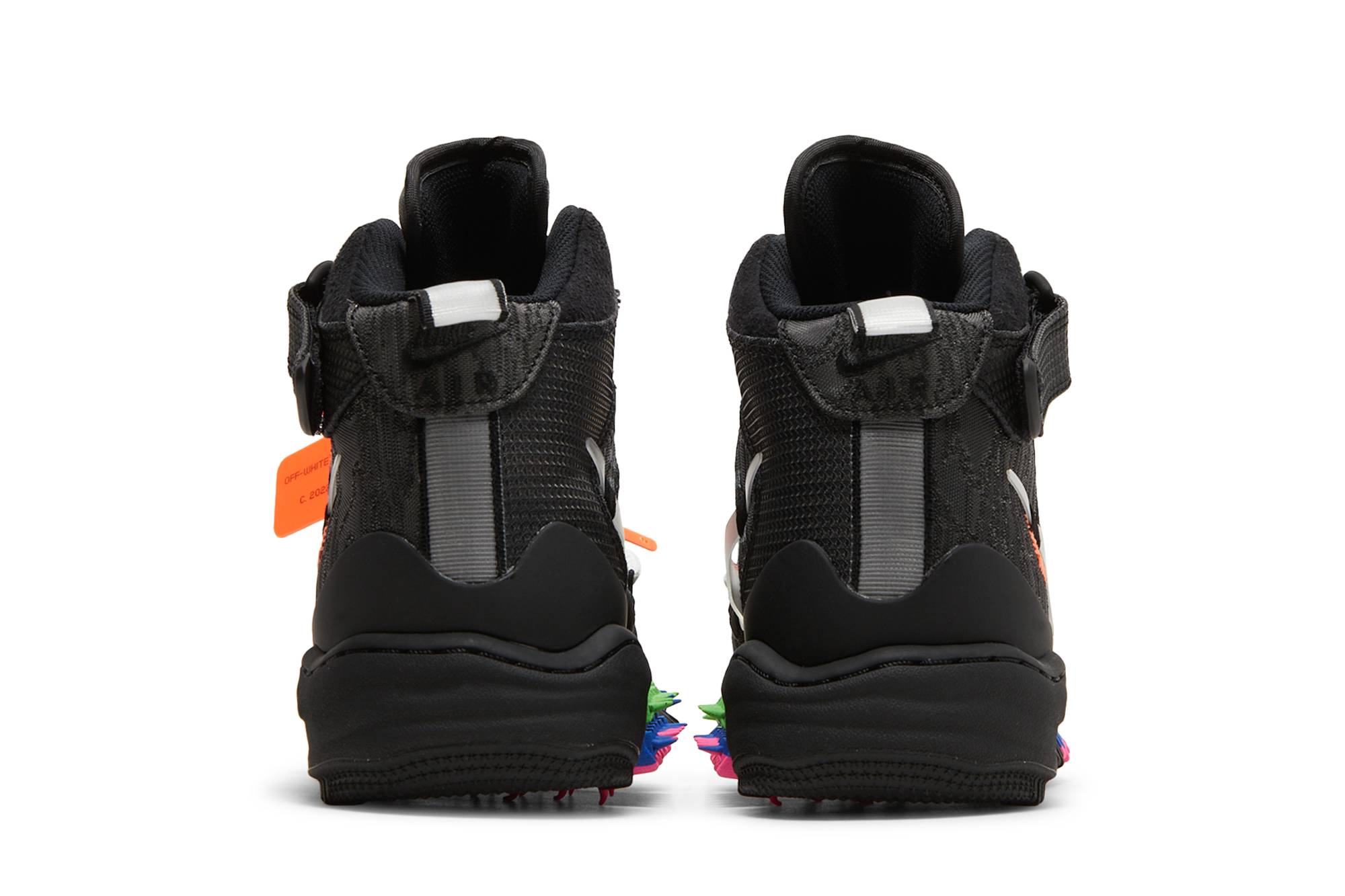 Off-White x Nike Air Force 1 Mid ‘Black’ DO6290-001 - Image 7