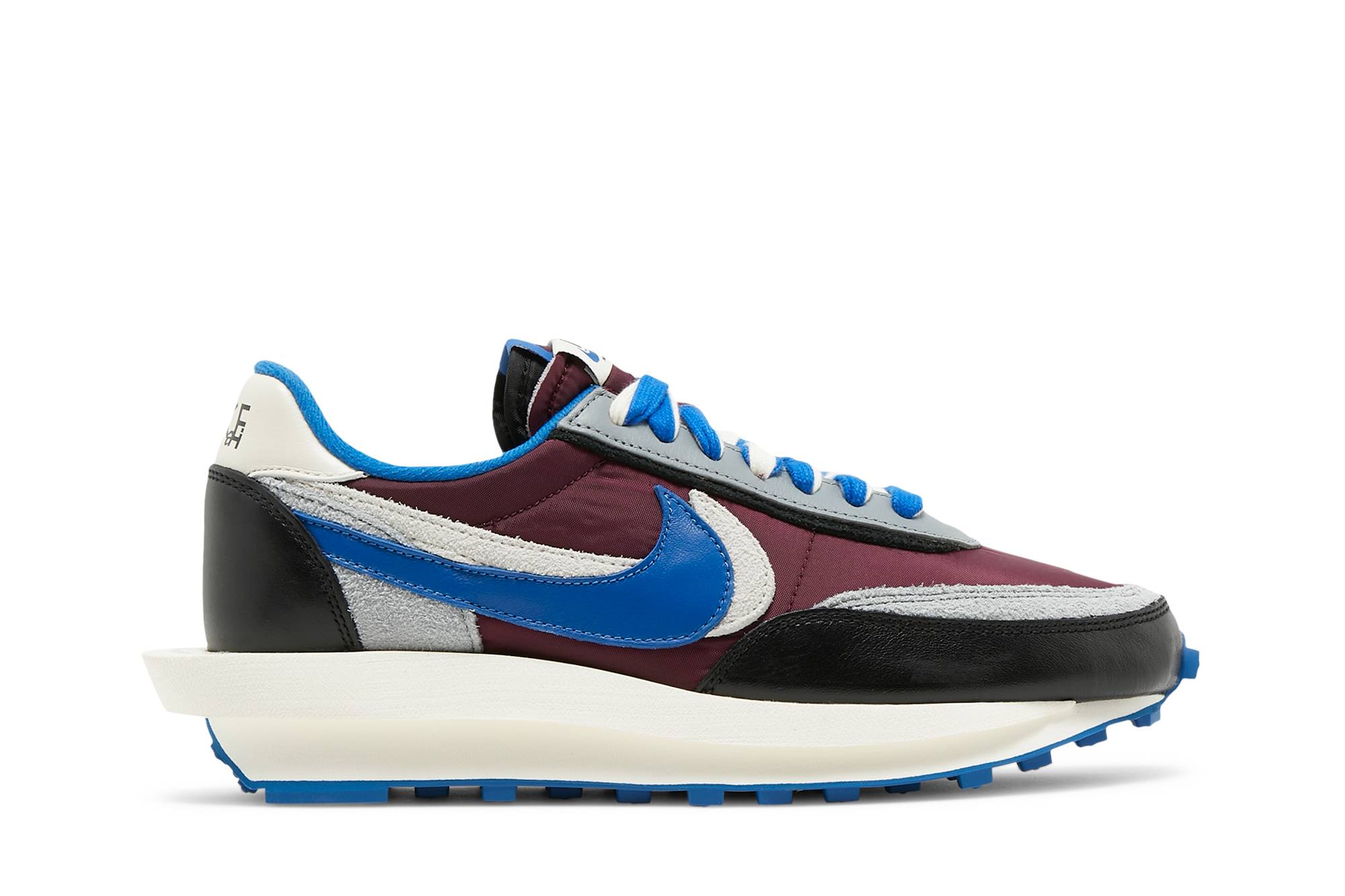 sacai x UNDERCOVER x Nike LDWaffle ‘Night Maroon Team Royal’ DJ4877-600