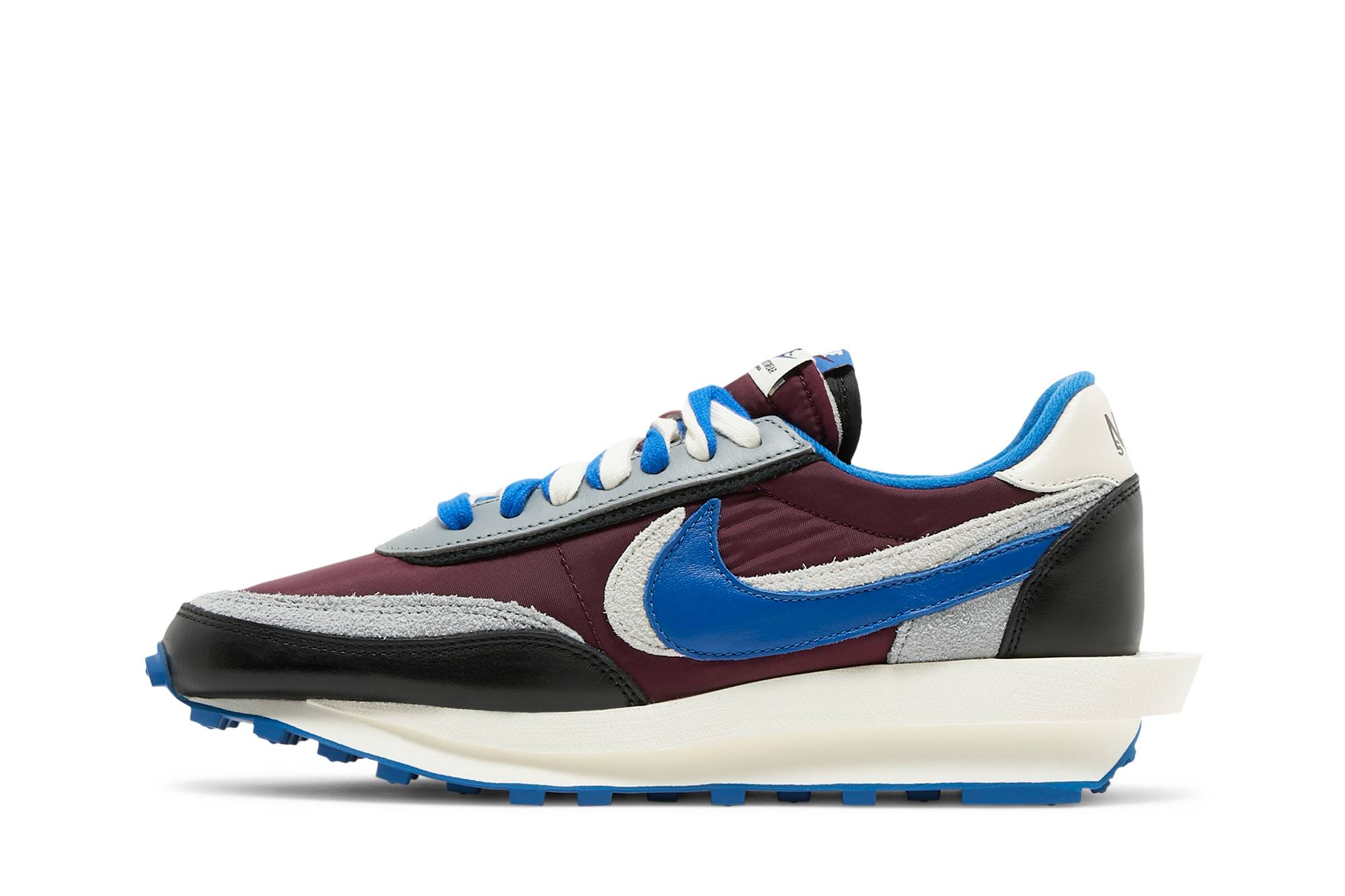 sacai x UNDERCOVER x Nike LDWaffle ‘Night Maroon Team Royal’ DJ4877-600 - Image 3