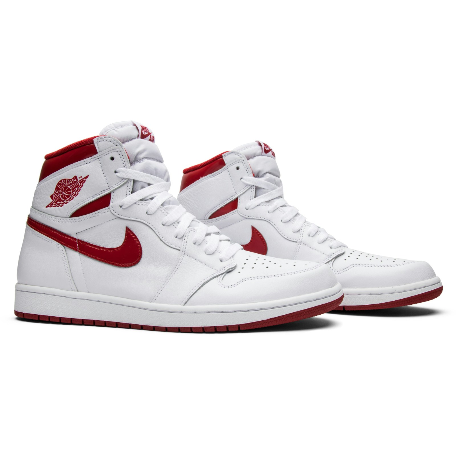 Red Ribbon Recon x Air Jordan 1 Retro High ‘Supreme & Louis Vuitton’ Custom 555088-103 - Image 8