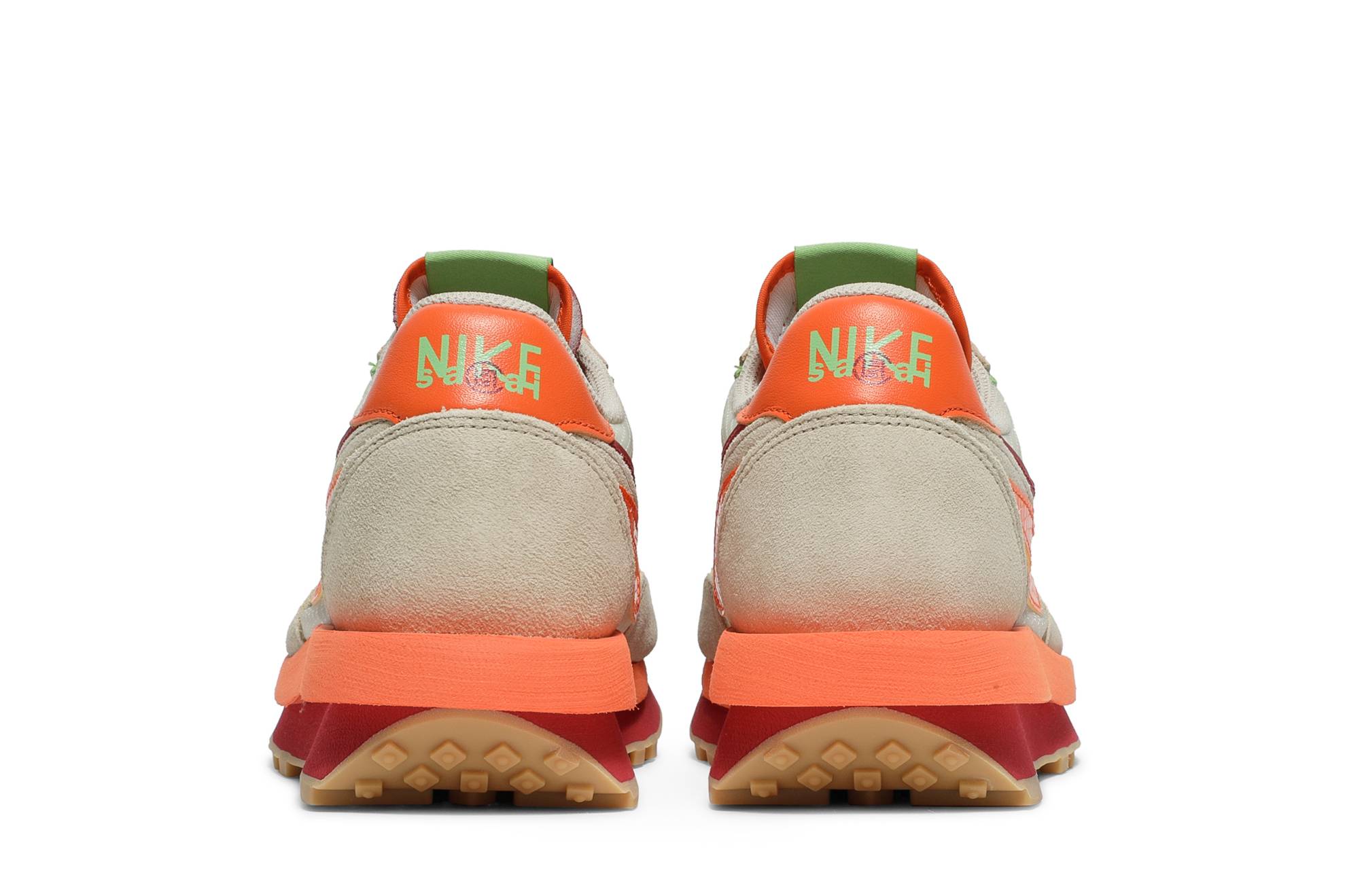 sacai x CLOT x Nike LDWaffle ‘Net Orange Blaze’ DH1347-100 - Image 7