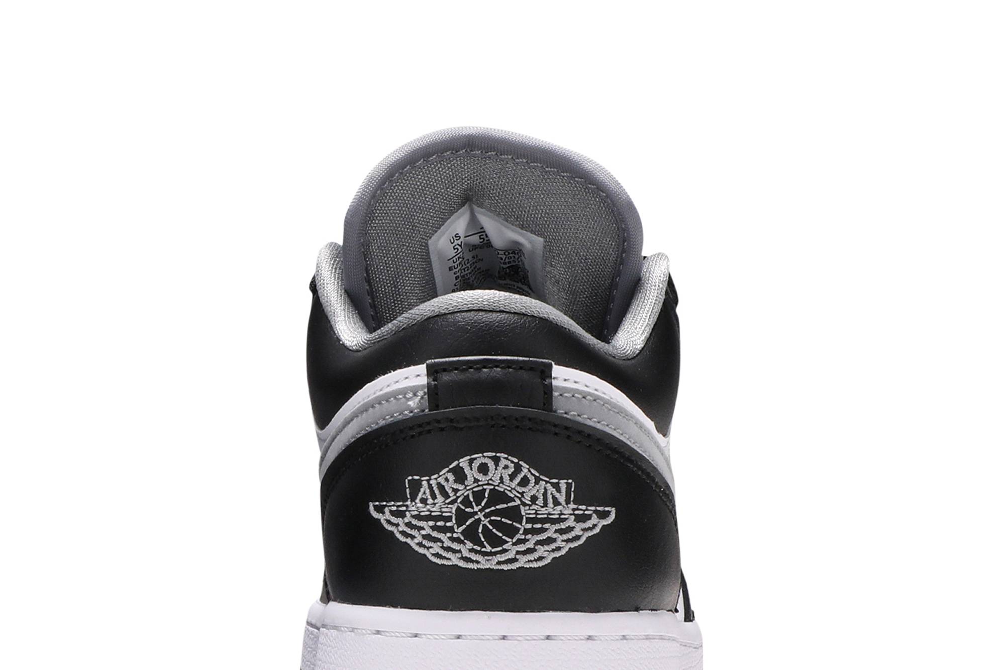 Air Jordan 1 Low ‘Black Medium Grey’ 553560-040 - Image 7
