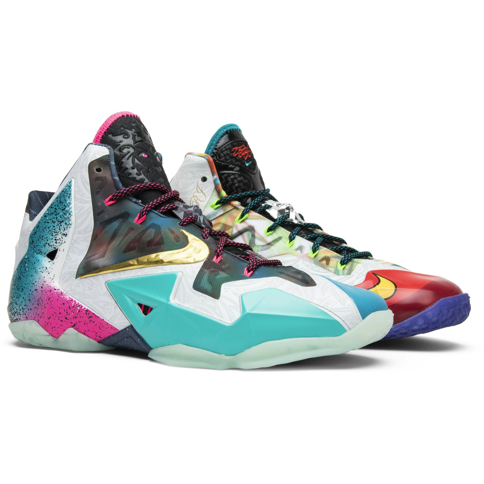 Nike LeBron 11 Premium ‘What The LeBron’ 650884-400 - Image 8