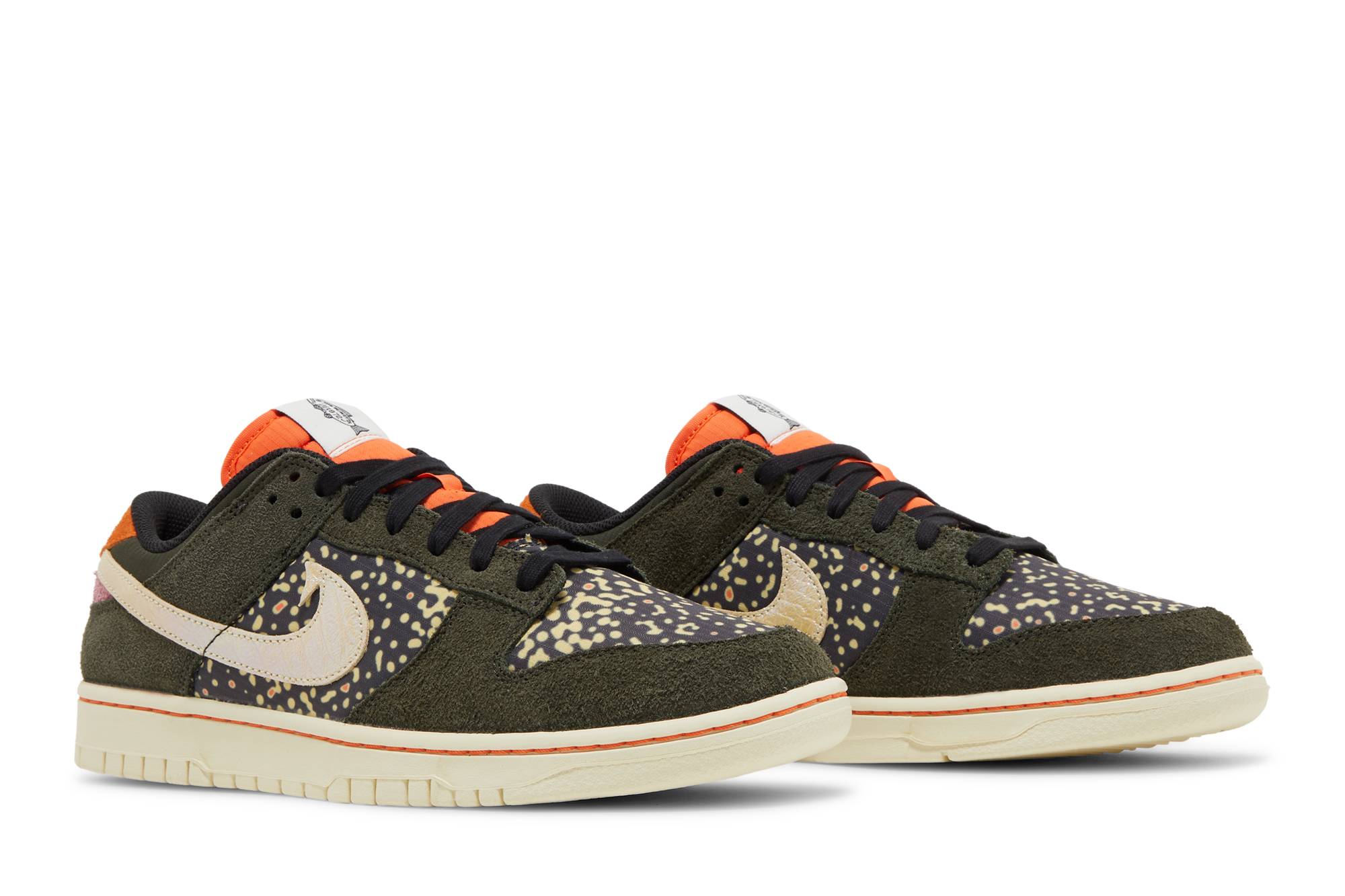 Nike Dunk Low Rainbow Trout ‘SequoiaAlabaster-Safety Orange’ FN7523-300 - Image 8