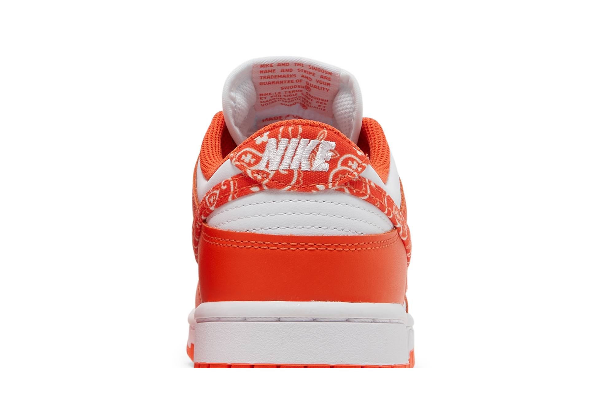 Nike Dunk Low ‘Orange Paisley’ DH4401-103 - Image 7