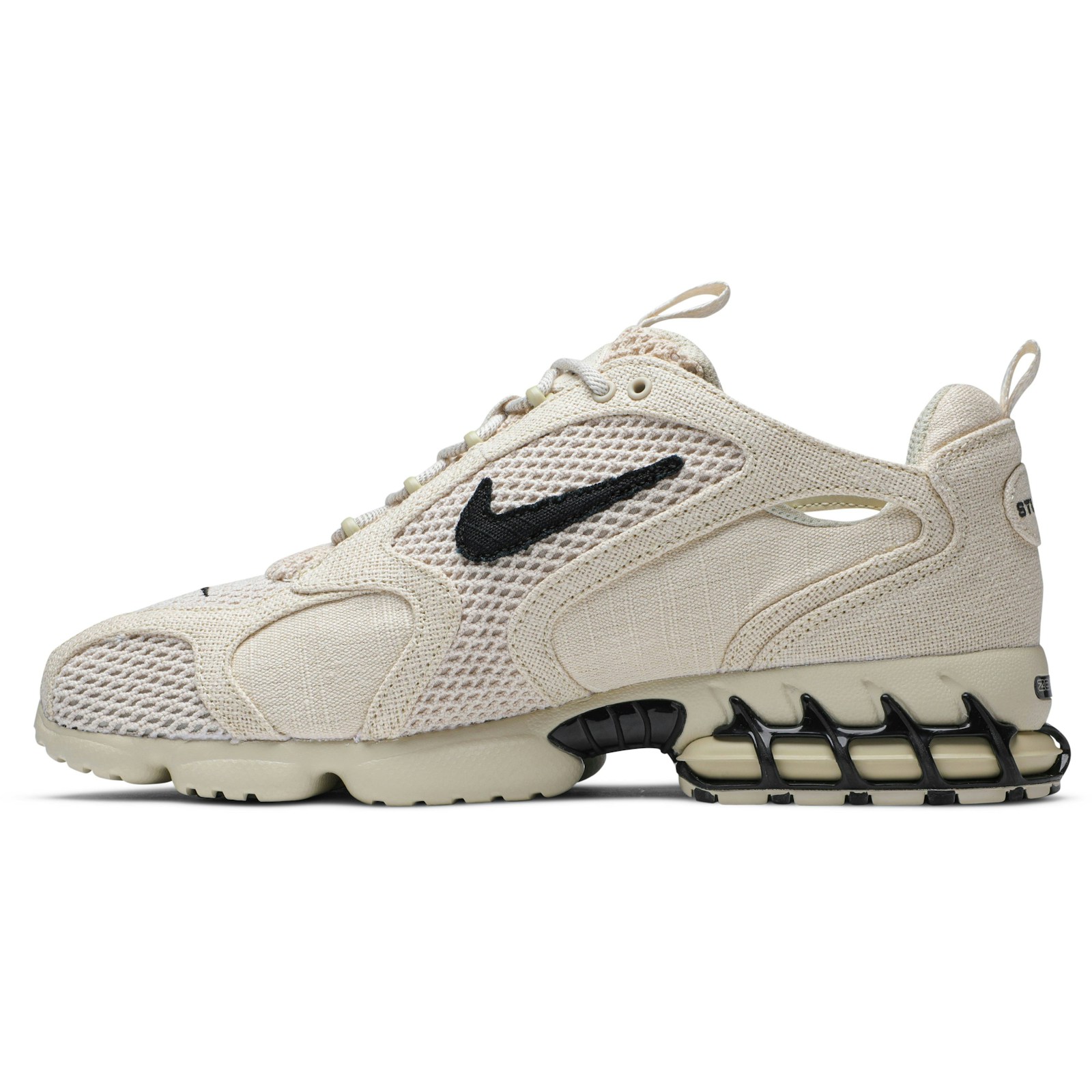 Stussy x Nike Air Zoom Spiridon Caged 2 ‘Fossil’ CQ5486-200 - Image 3
