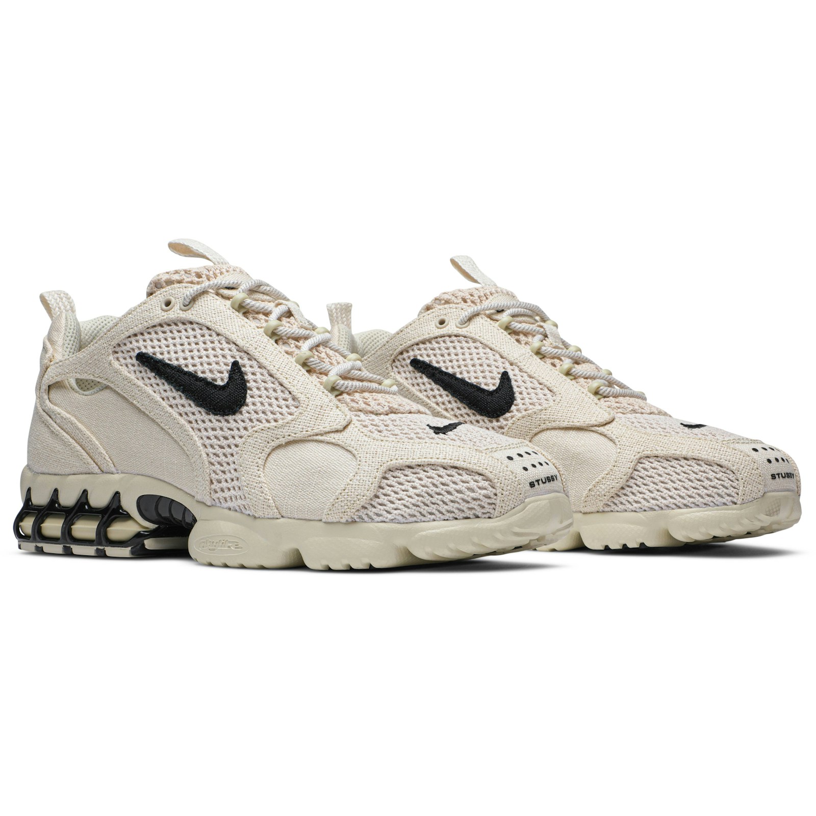 Stussy x Nike Air Zoom Spiridon Caged 2 ‘Fossil’ CQ5486-200 - Image 8