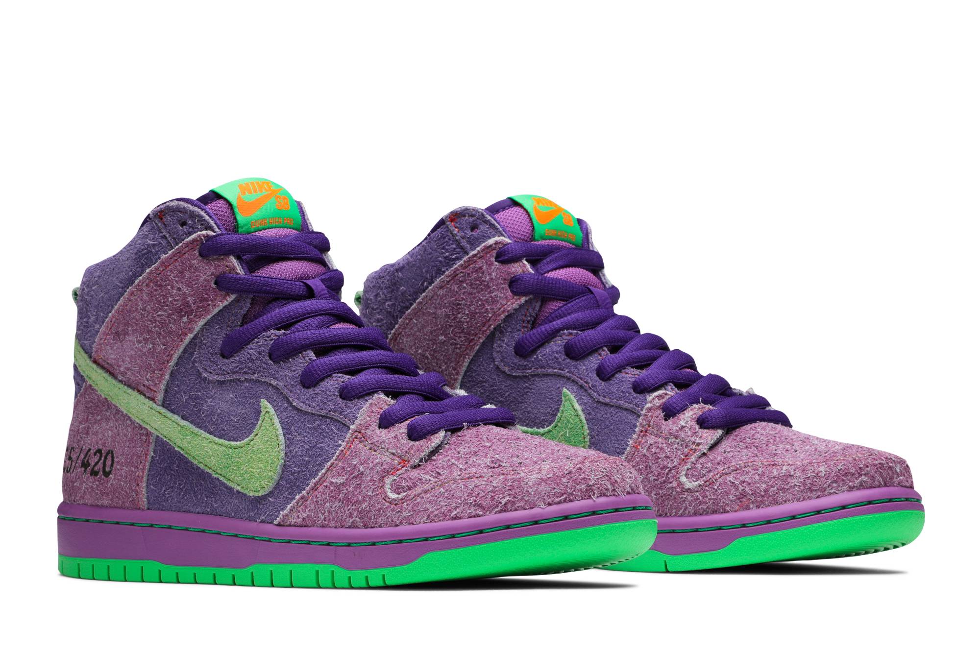Nike SB Dunk High Pro ‘Reverse Skunk’ CW9971-500 - Image 8