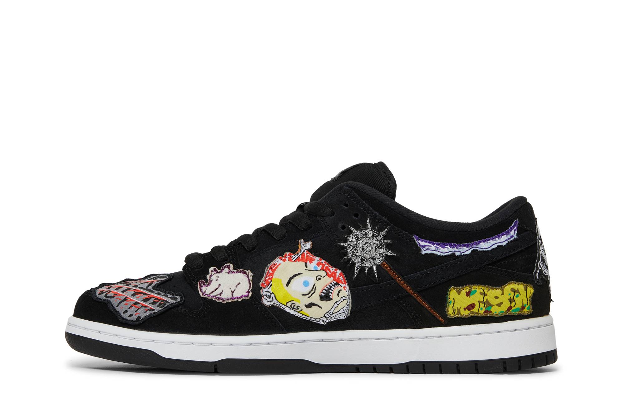 Nike SB Dunk Low Pro x Neckface ‘Black’ DQ4488-001 - Image 4