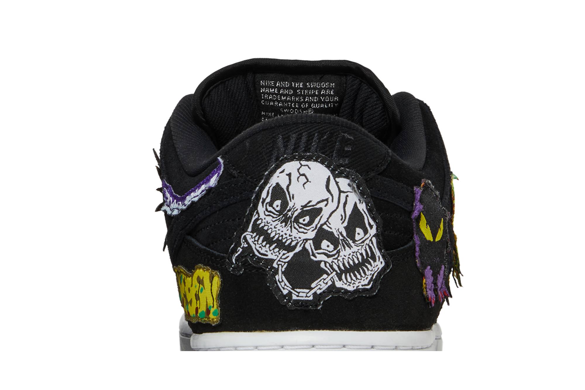 Nike SB Dunk Low Pro x Neckface ‘Black’ DQ4488-001 - Image 8